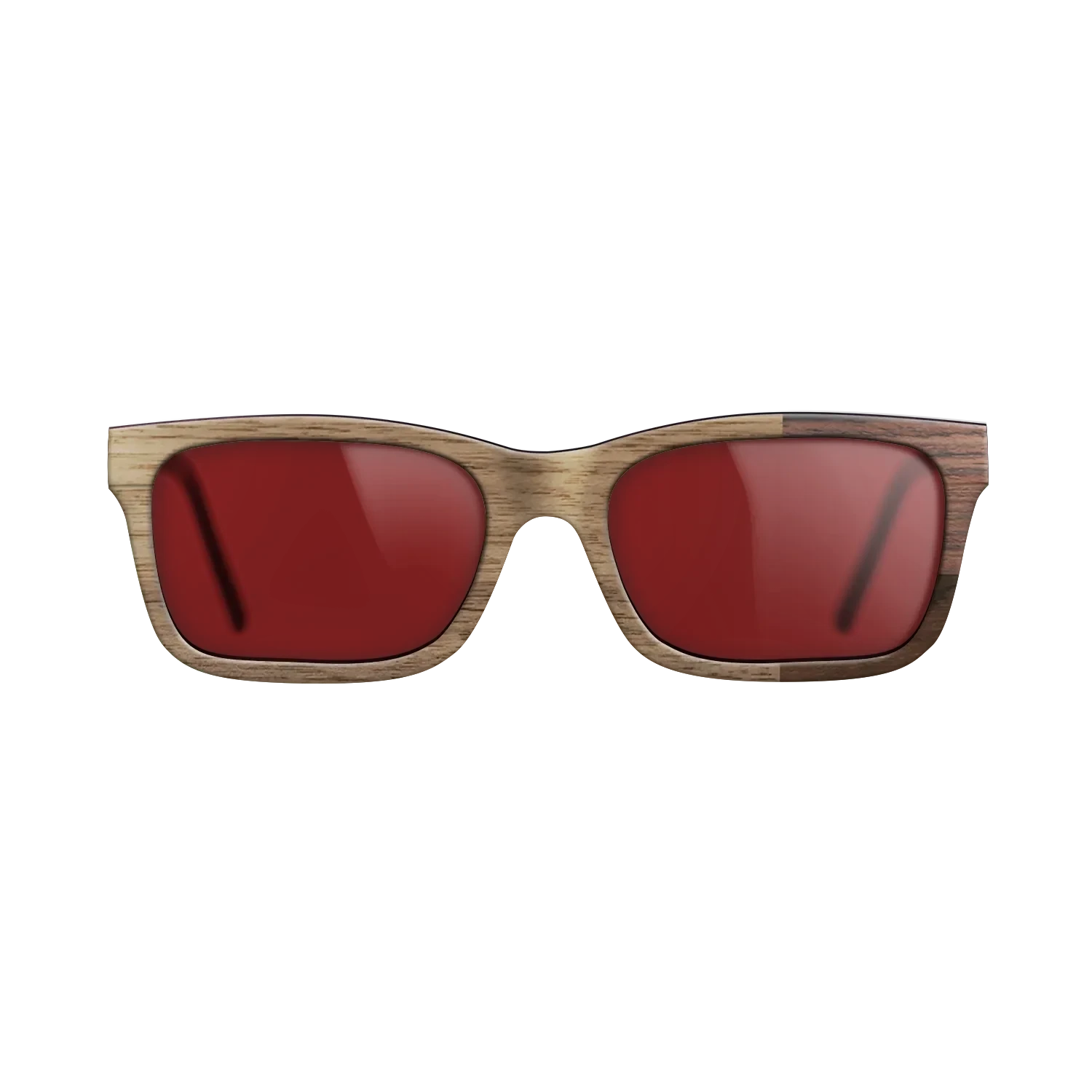 Ziricote Dark Quartered,Walnut: Straight Grain,Rosewood Reconstituted: Cubic Cuts - The Sage - Rectangle - SIRIS wood optic