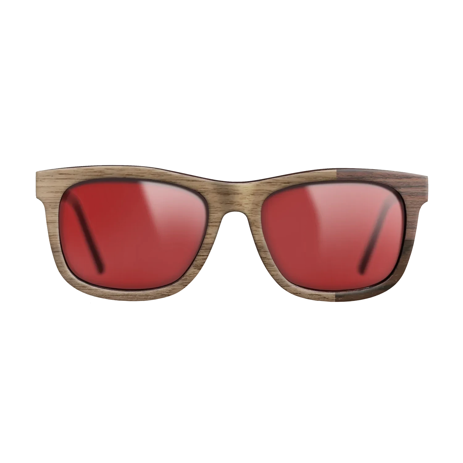 Ziricote Dark Quartered,Walnut: Straight Grain,Rosewood Reconstituted: Cubic Cuts - The Hero - Square - SIRIS wood optic