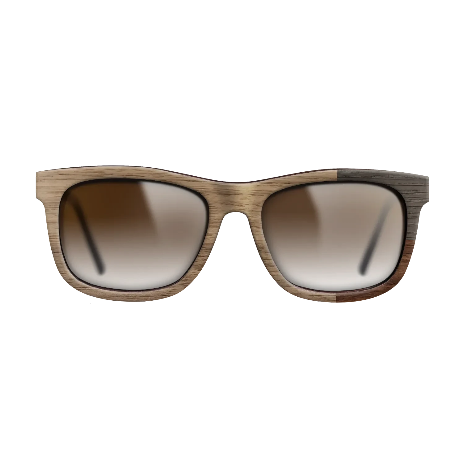 Walnut Claro Dark,Walnut: Straight Grain,Fumed Oak: Cubic Cuts - The Hero - Square - SIRIS wood optic