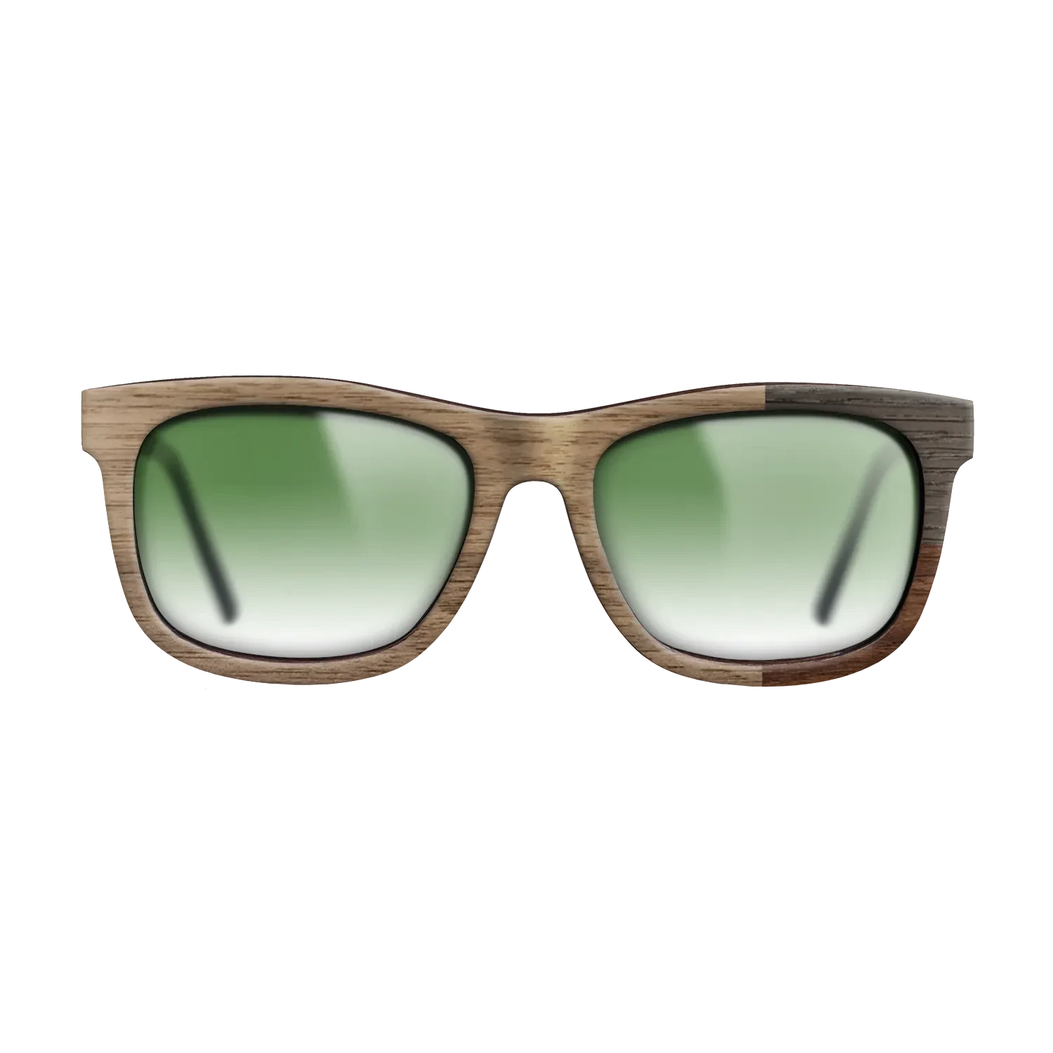 Walnut Claro Dark,Walnut: Straight Grain,Fumed Oak: Cubic Cuts - The Hero - Square - SIRIS wood optic