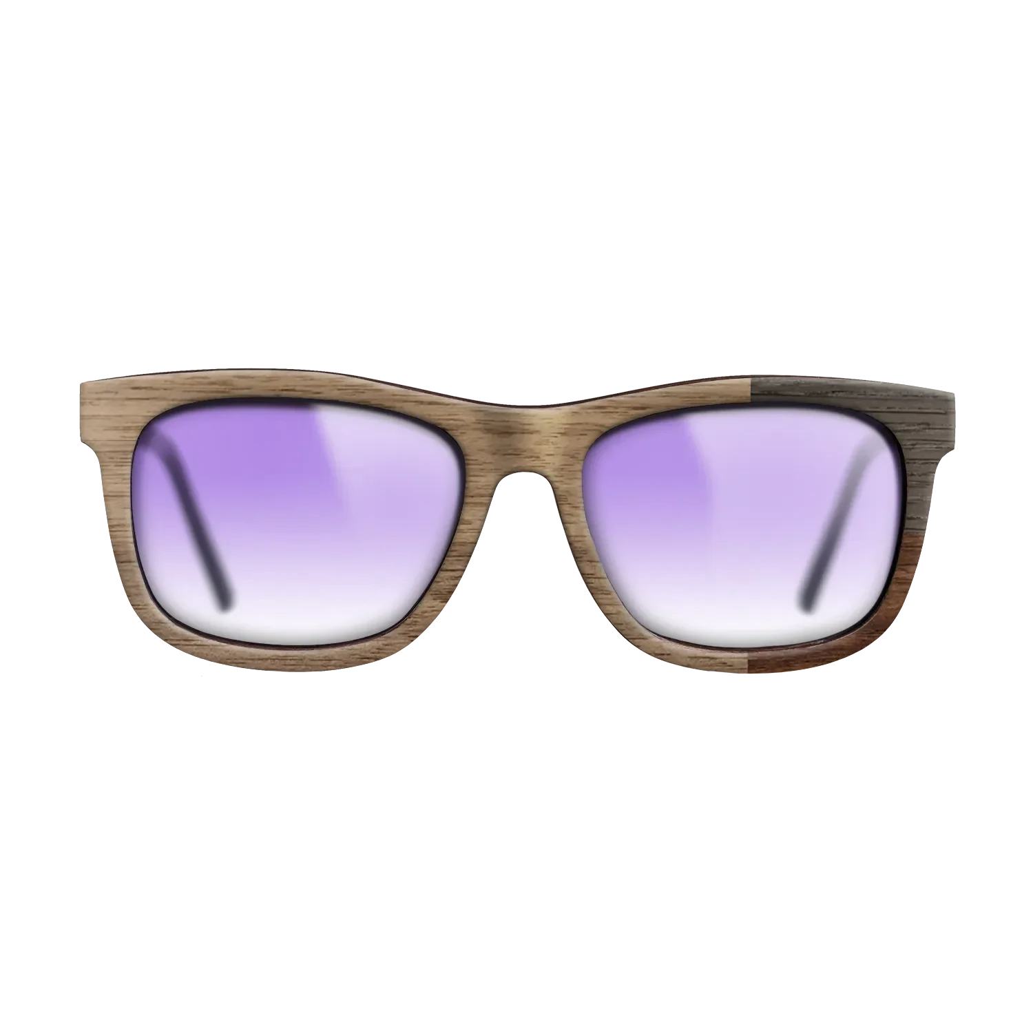 Walnut Claro Dark,Walnut: Straight Grain,Fumed Oak: Cubic Cuts - The Hero - Square - SIRIS wood optic