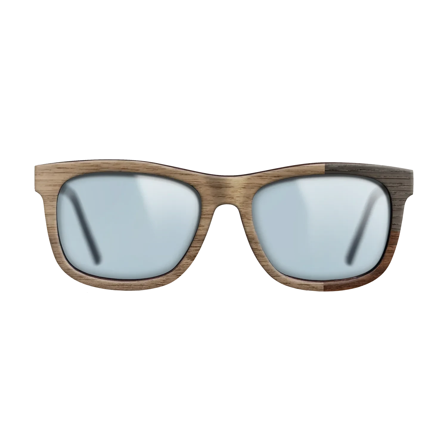 Walnut Claro Dark,Walnut: Straight Grain,Fumed Oak: Cubic Cuts - The Hero - Square - SIRIS wood optic