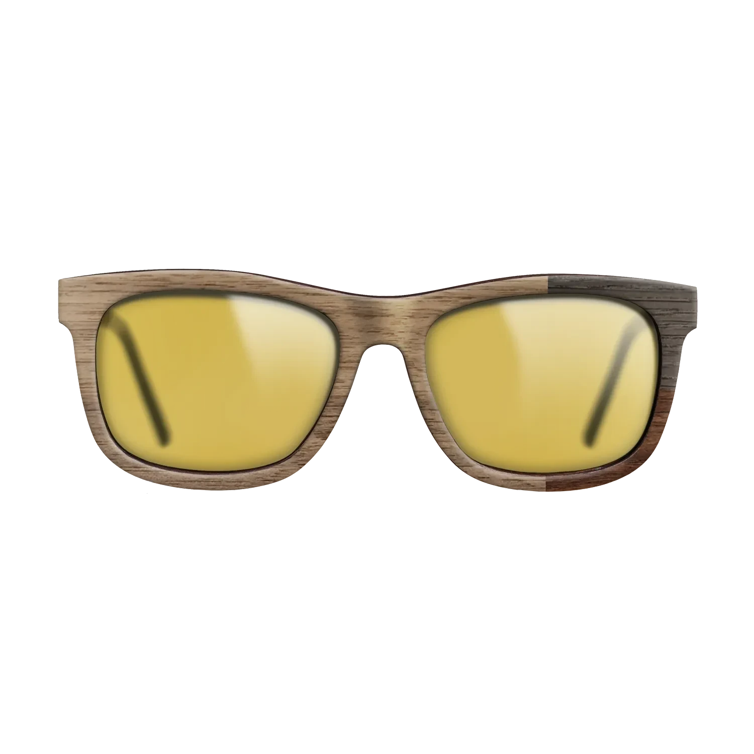 Walnut Claro Dark,Walnut: Straight Grain,Fumed Oak: Cubic Cuts - The Hero - Square - SIRIS wood optic