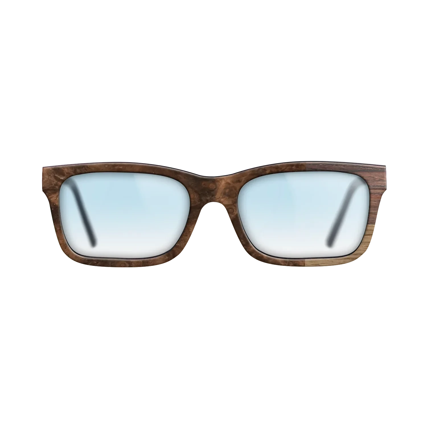 Olive Burl,Ziricote Dark Quartered,Rosewood Reconstituted: Cubic Cuts - The Sage - Rectangle - SIRIS wood optic