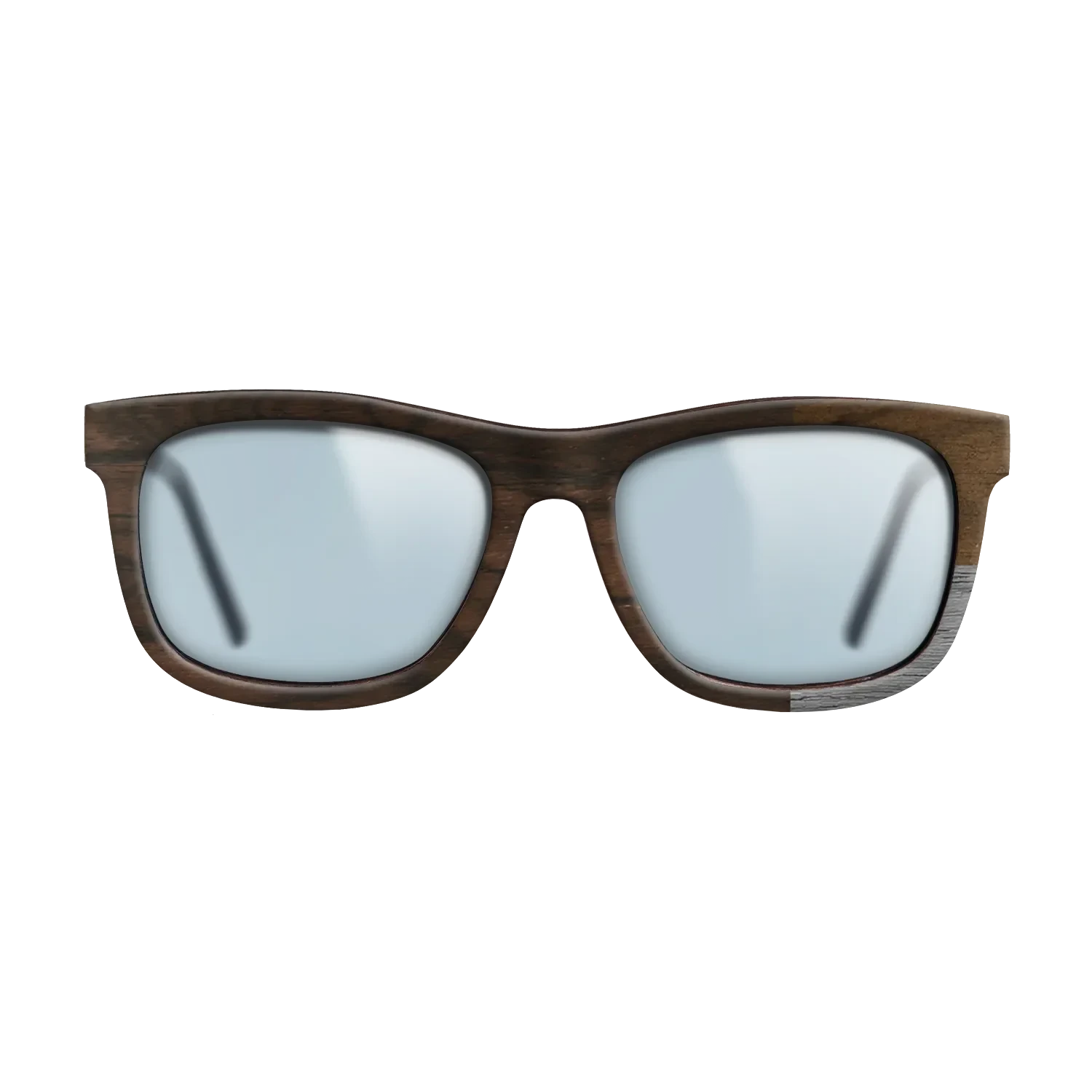 Poplar Dyed: Grey,Ziricote Light Quartered,Ziricote Dark Quartered: Cubic Cuts - The Hero - Square - SIRIS wood optic