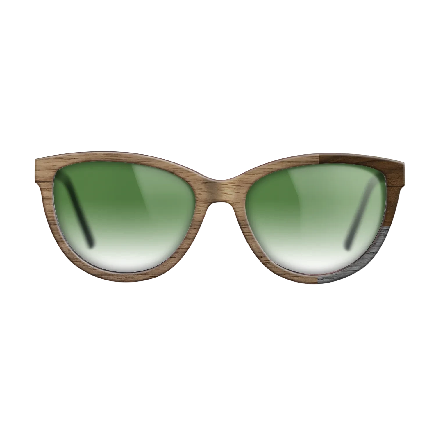 Poplar Dyed: Grey,Walnut: Straight Grain,Ziricote Dark Quartered: Cubic Cuts - The Maiden - Cat - SIRIS wood optic