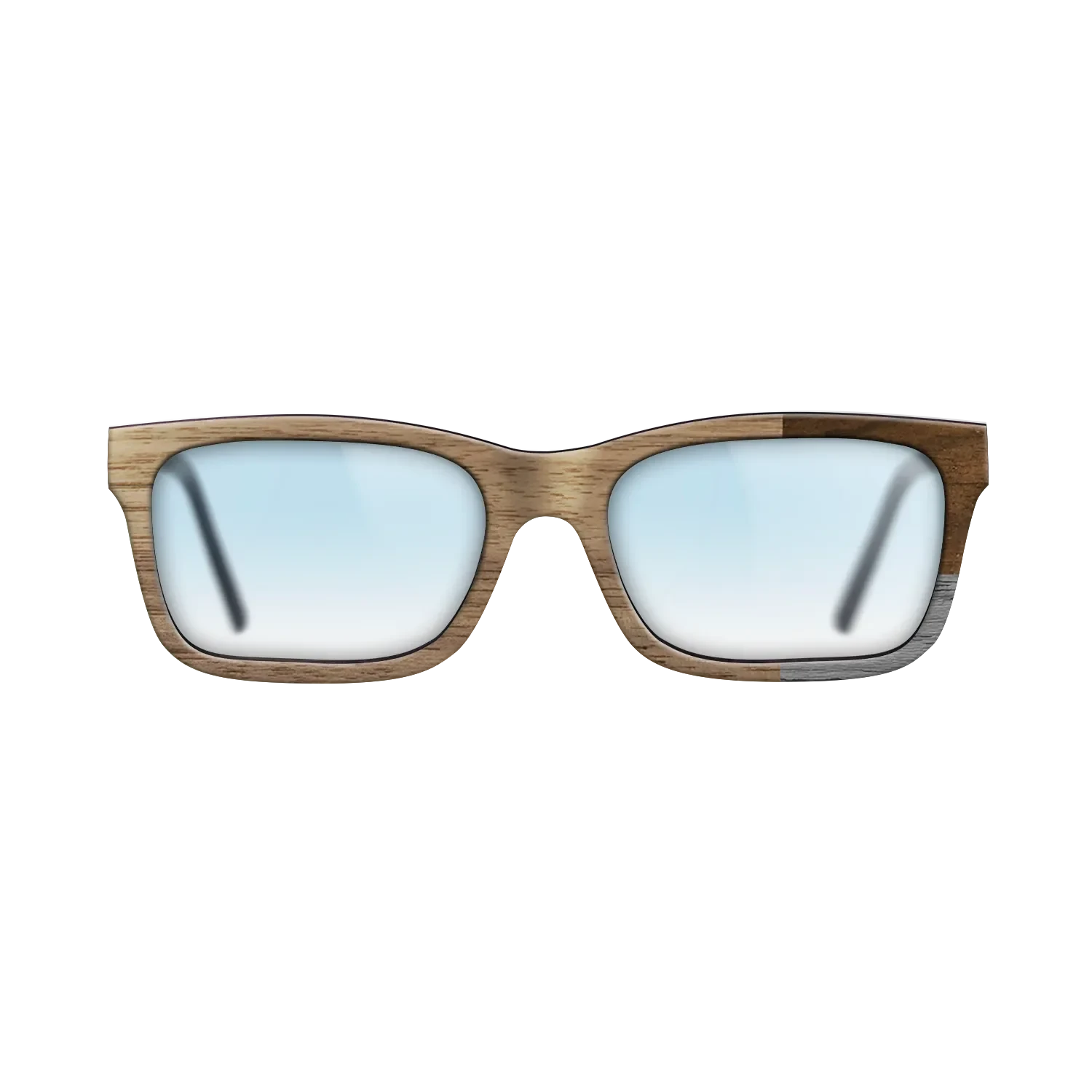 Poplar Dyed: Grey,Walnut: Straight Grain,Ziricote Dark Quartered: Cubic Cuts - The Sage - Rectangle - SIRIS wood optic