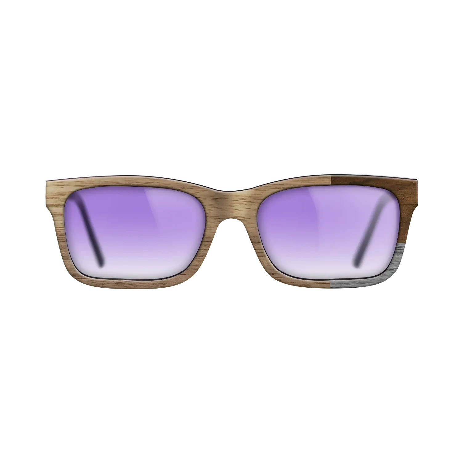 Poplar Dyed: Grey,Walnut: Straight Grain,Ziricote Dark Quartered: Cubic Cuts - The Sage - Rectangle - SIRIS wood optic