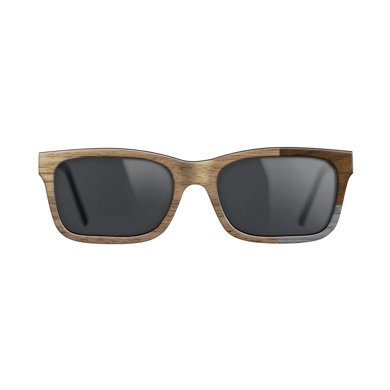 Poplar Dyed: Grey,Walnut: Straight Grain,Ziricote Dark Quartered: Cubic Cuts - The Sage - Rectangle - SIRIS wood optic