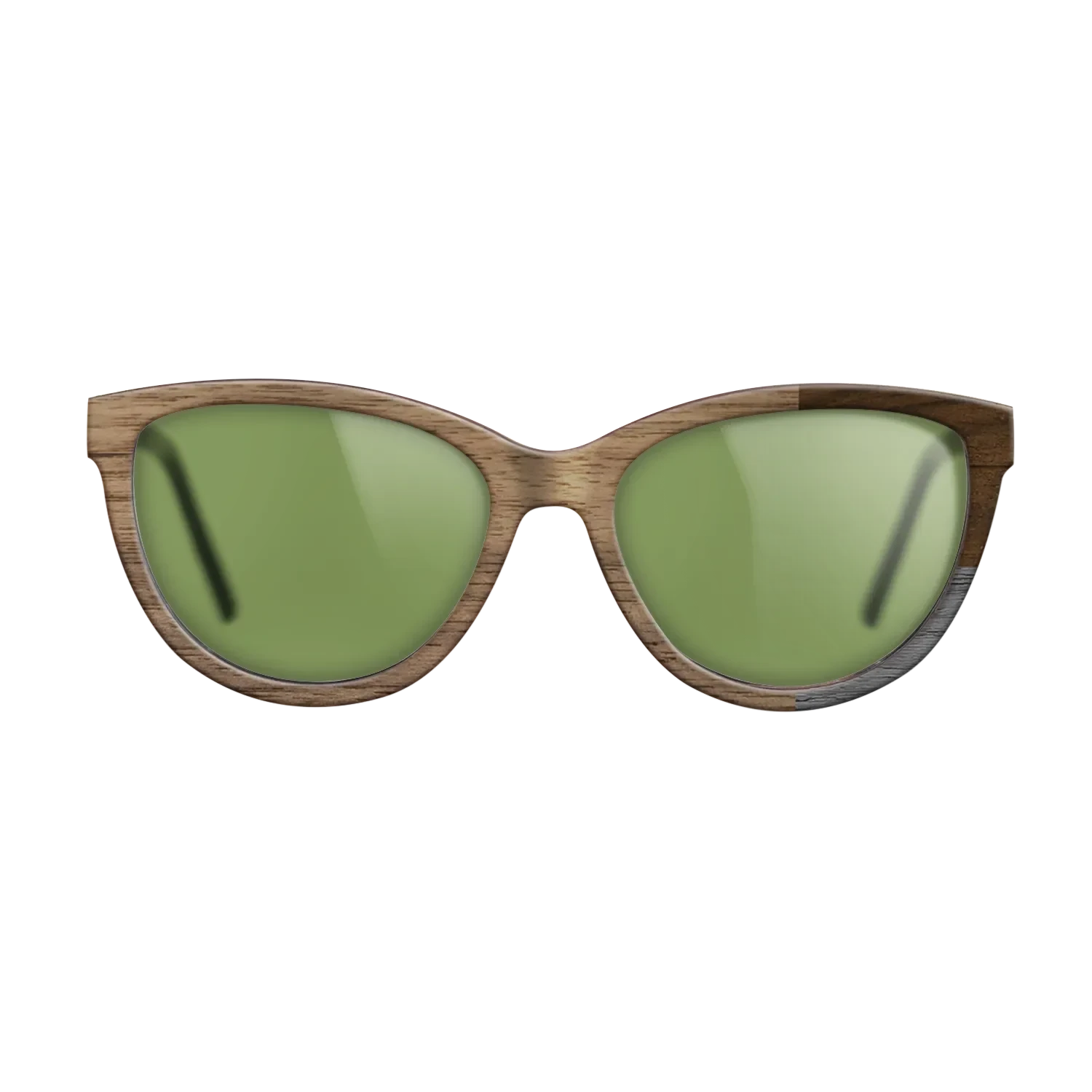 Poplar Dyed: Grey,Walnut: Straight Grain,Ziricote Dark Quartered: Cubic Cuts - The Maiden - Cat - SIRIS wood optic