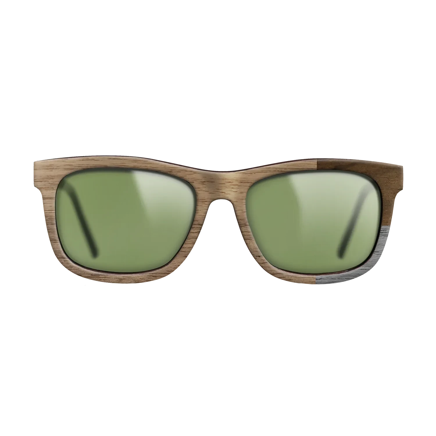 Poplar Dyed: Grey,Walnut: Straight Grain,Ziricote Dark Quartered: Cubic Cuts - The Hero - Square - SIRIS wood optic