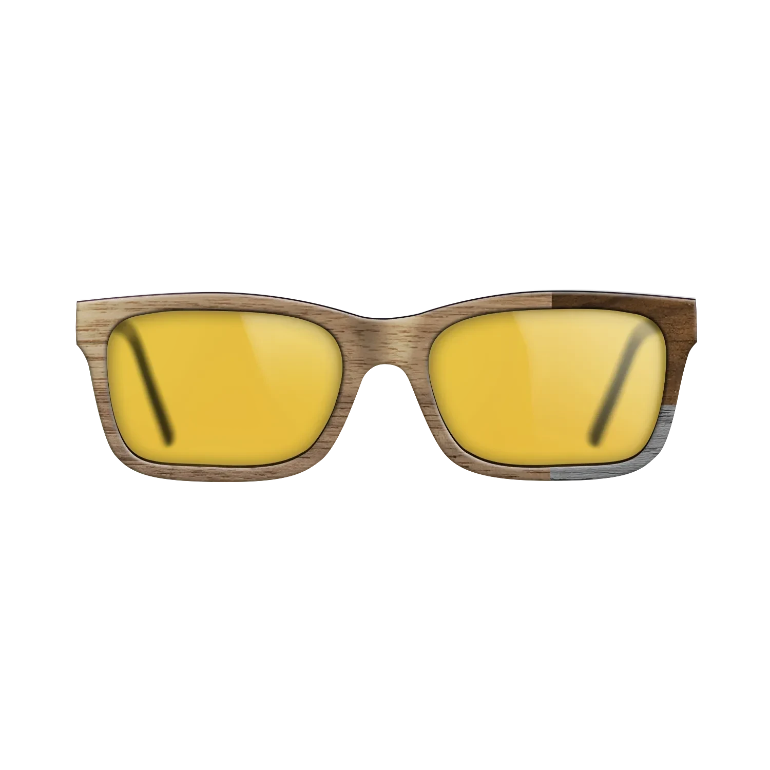 Poplar Dyed: Grey,Walnut: Straight Grain,Ziricote Dark Quartered: Cubic Cuts - The Sage - Rectangle - SIRIS wood optic