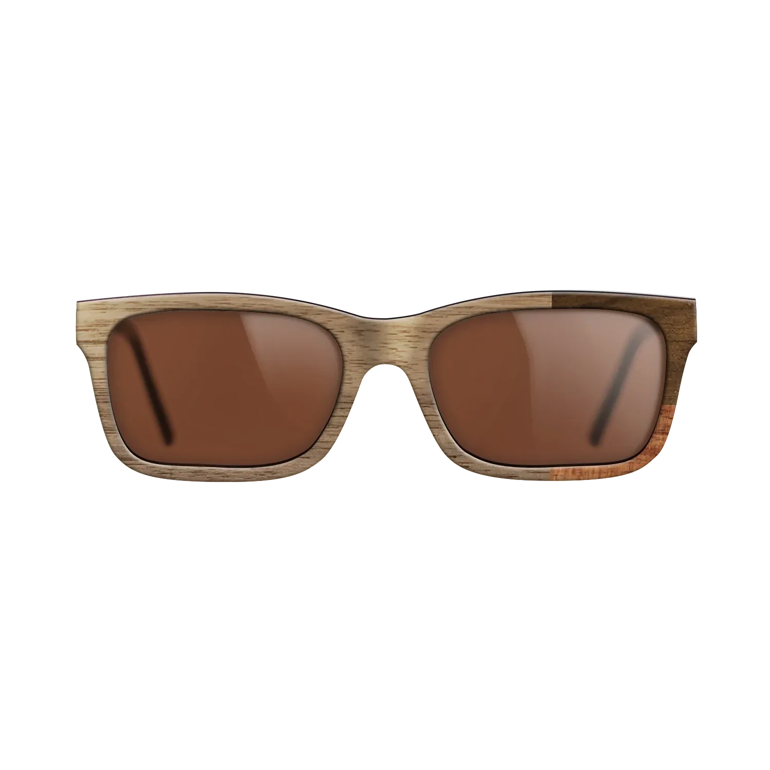 Koa,Walnut: Straight Grain,Ziricote Dark Quartered: Cubic Cuts - The Sage - Rectangle - SIRIS wood optic
