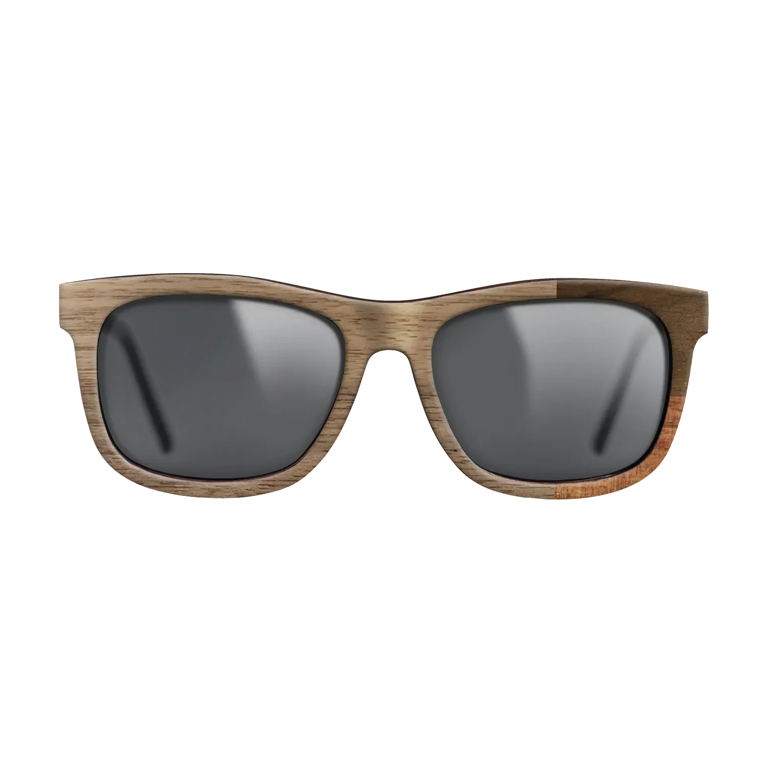 Koa,Walnut: Straight Grain,Ziricote Dark Quartered: Cubic Cuts - The Hero - Square - SIRIS wood optic