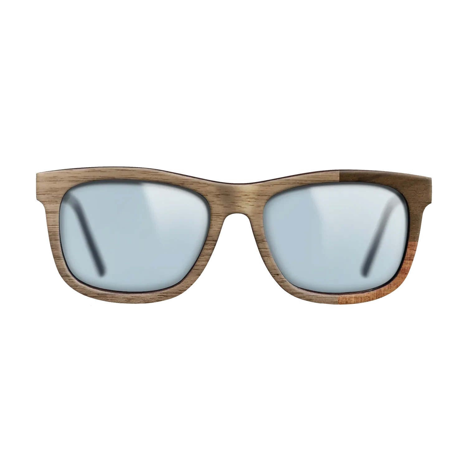 Koa,Walnut: Straight Grain,Ziricote Dark Quartered: Cubic Cuts - The Hero - Square - SIRIS wood optic