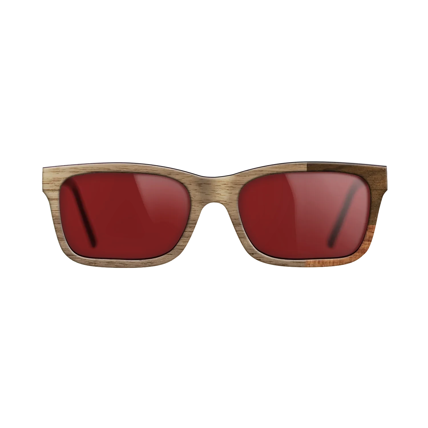 Koa,Walnut: Straight Grain,Ziricote Dark Quartered: Cubic Cuts - The Sage - Rectangle - SIRIS wood optic