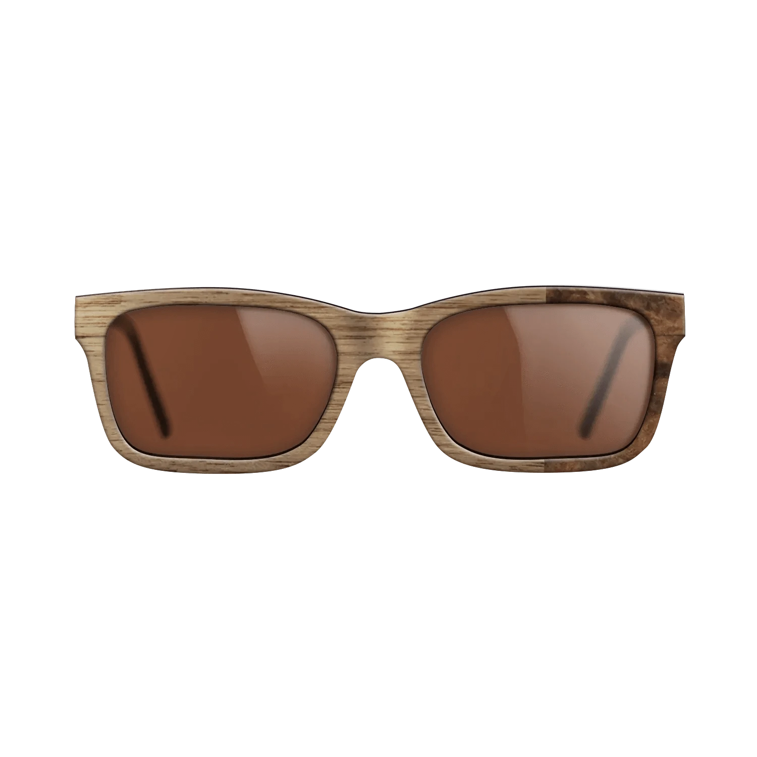 Walnut: Straight Grain, Walnut Burl: DiCut - The Sage - Rectangle - SIRIS wood optic