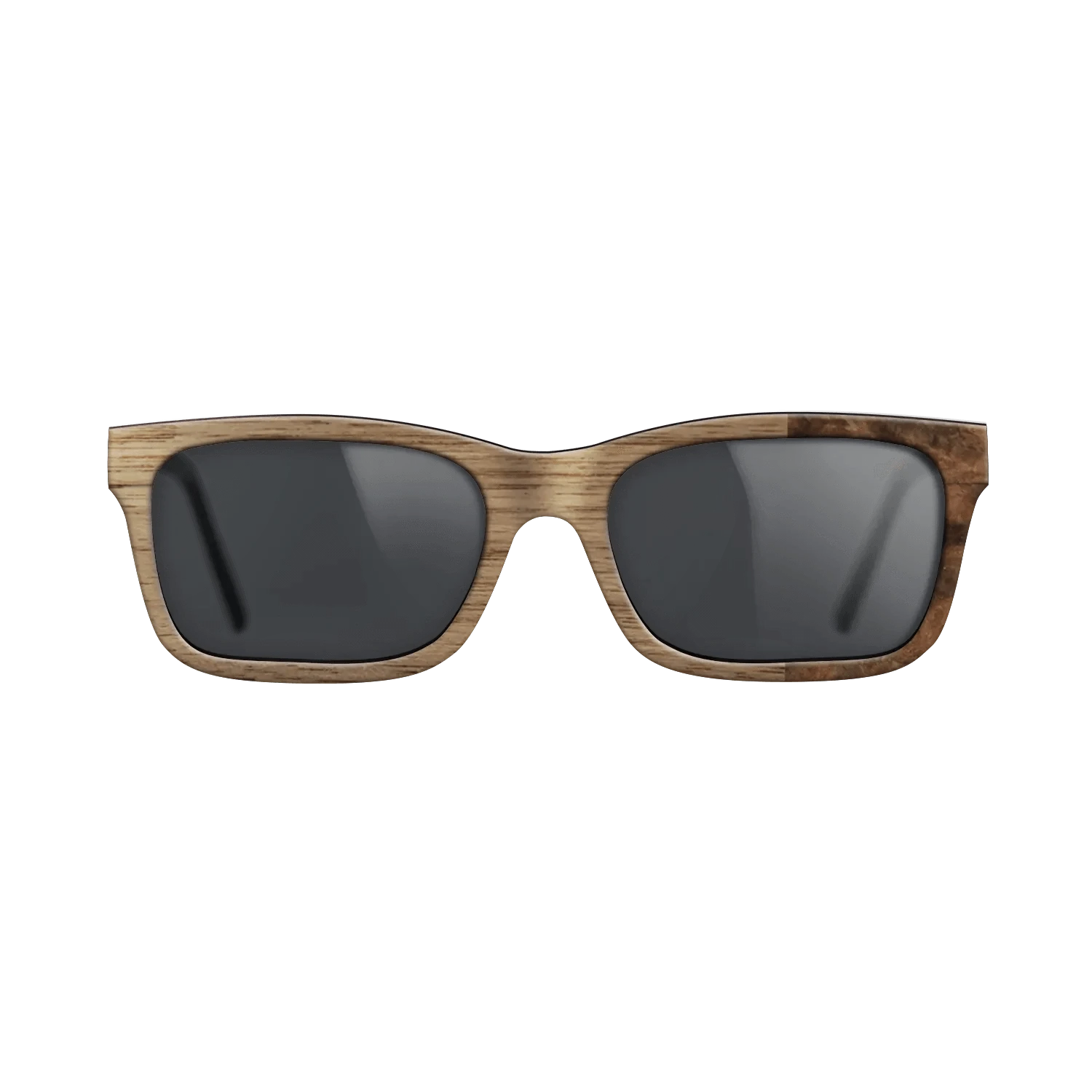 Walnut: Straight Grain, Walnut Burl: DiCut - The Sage - Rectangle - SIRIS wood optic