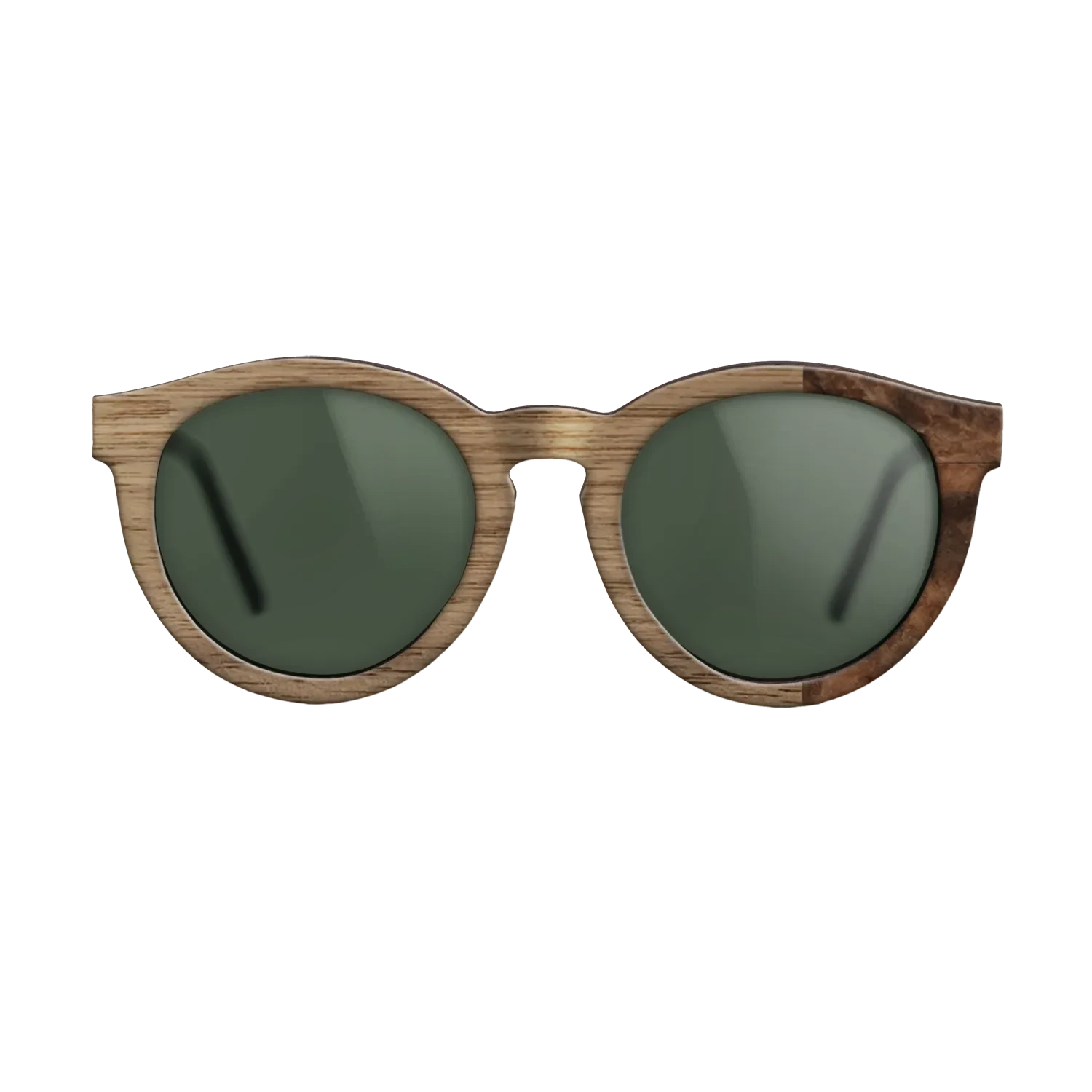 Walnut: Straight Grain, Walnut Burl: DiCut - The Rebel - Round - SIRIS wood optic