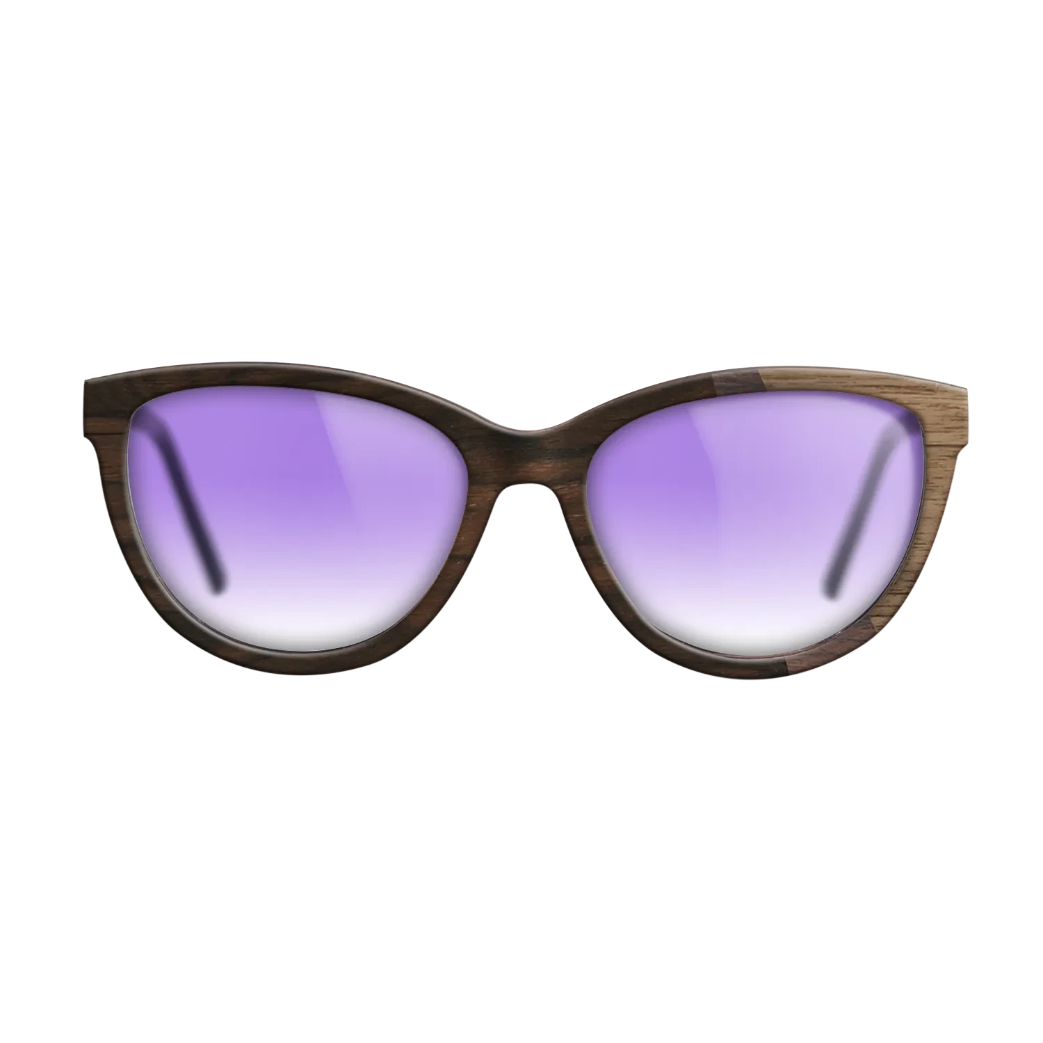 Ziricote Dark Quartered,Walnut Claro Dark,Walnut: Straight Grain: Angle Cut - The Maiden - Cat - SIRIS wood optic