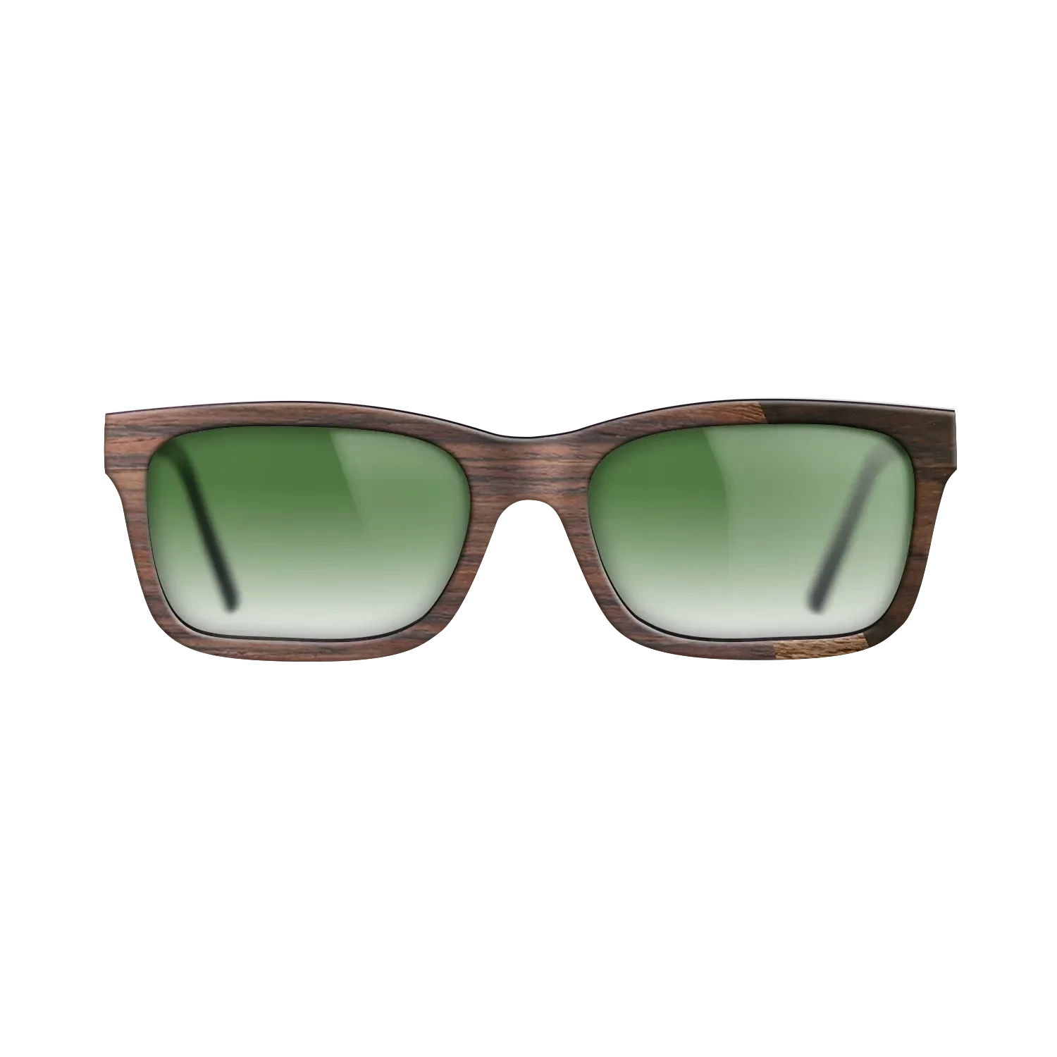 Walnut Claro Dark,Rosewood Reconstituted,Ziricote Dark Quartered: Angle Cut - The Sage - Rectangle - SIRIS wood optic