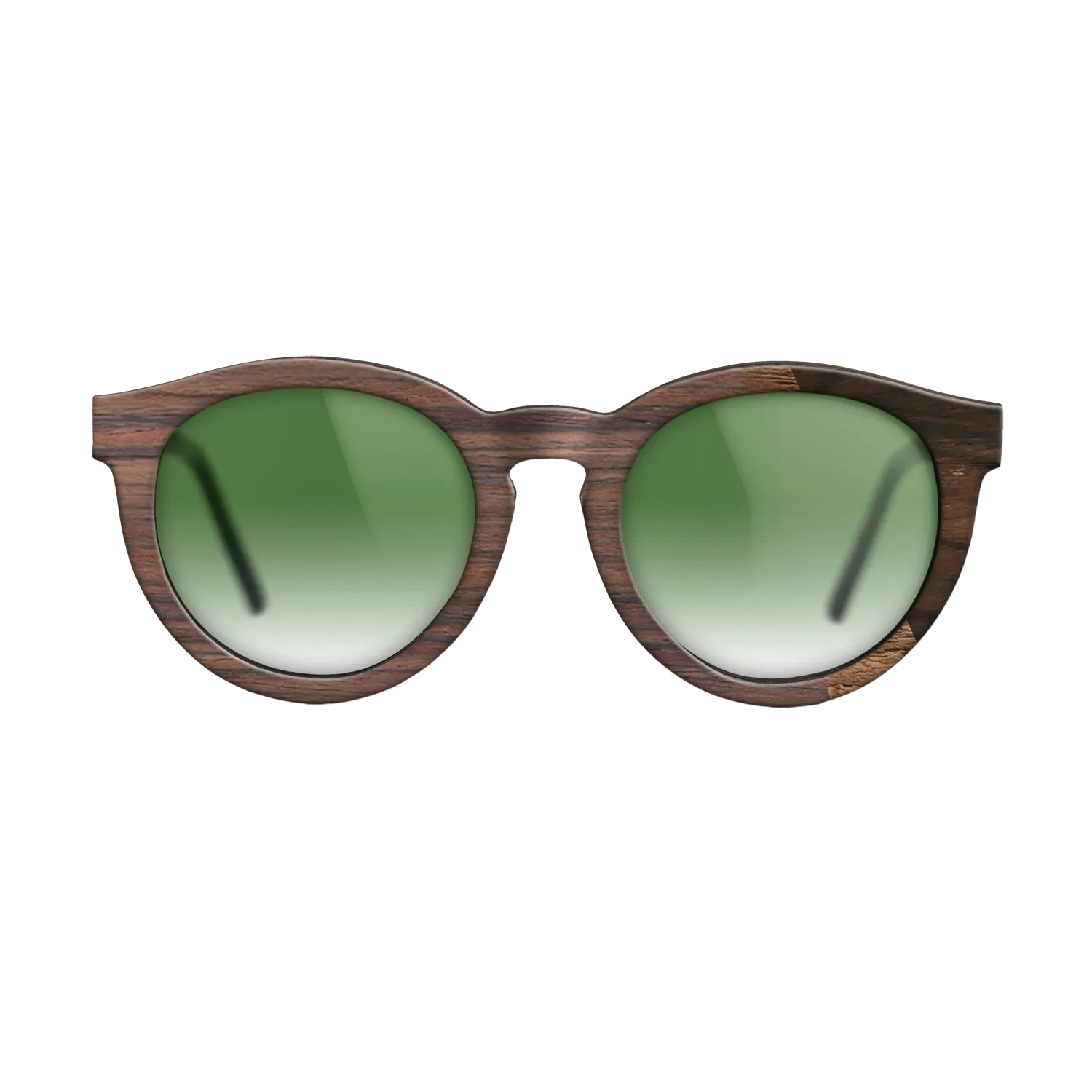 Walnut Claro Dark,Rosewood Reconstituted,Ziricote Dark Quartered: Angle Cut - The Rebel - Round - SIRIS wood optic