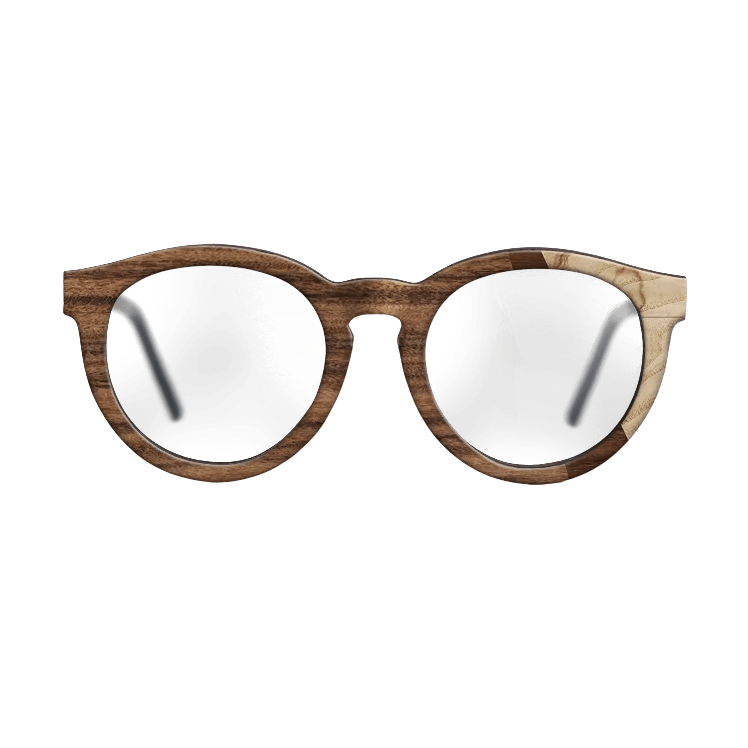 Santos Rosewood Dark,Olive Burl,Walnut Claro Dark: Angle Cut - The Rebel - Round - SIRIS wood optic