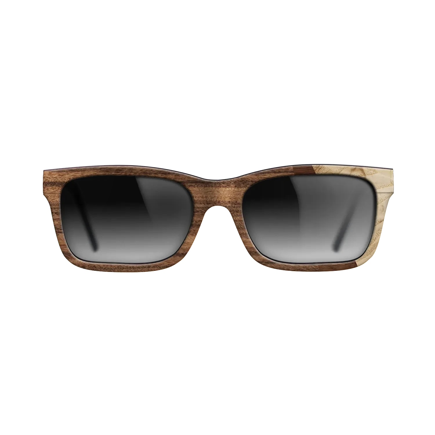 Santos Rosewood Dark,Olive Burl,Walnut Claro Dark: Angle Cut - The Sage - Rectangle - SIRIS wood optic