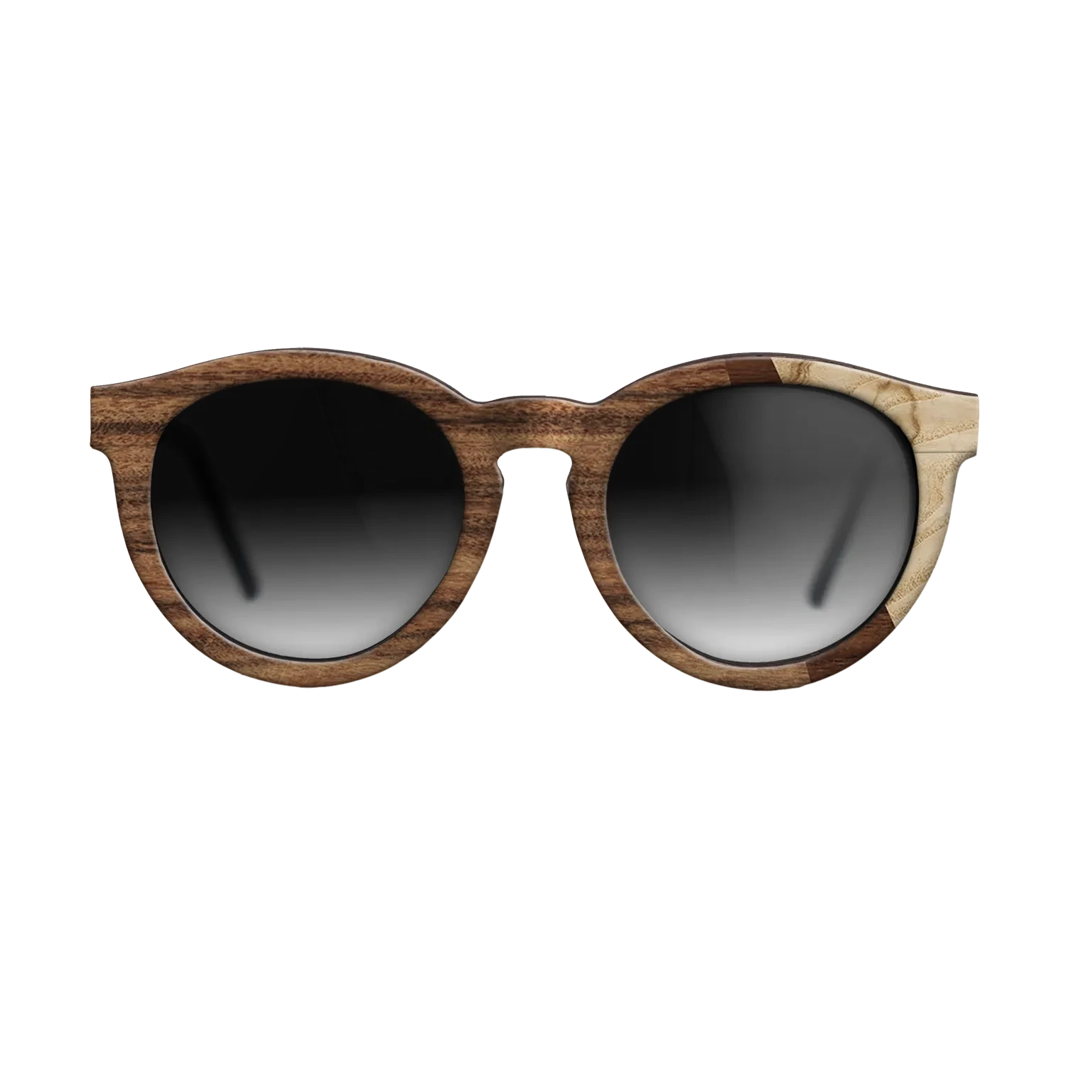 Santos Rosewood Dark,Olive Burl,Walnut Claro Dark: Angle Cut - The Rebel - Round - SIRIS wood optic