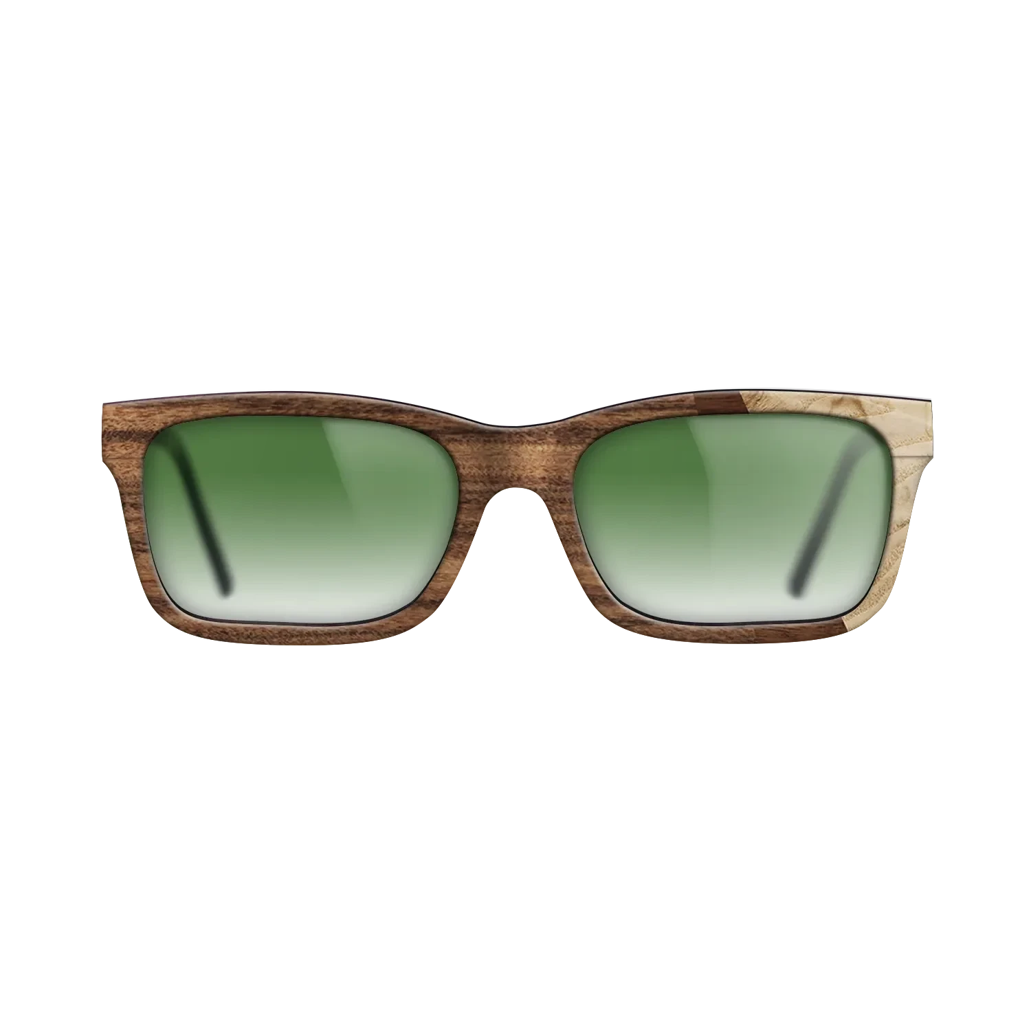 Santos Rosewood Dark,Olive Burl,Walnut Claro Dark: Angle Cut - The Sage - Rectangle - SIRIS wood optic