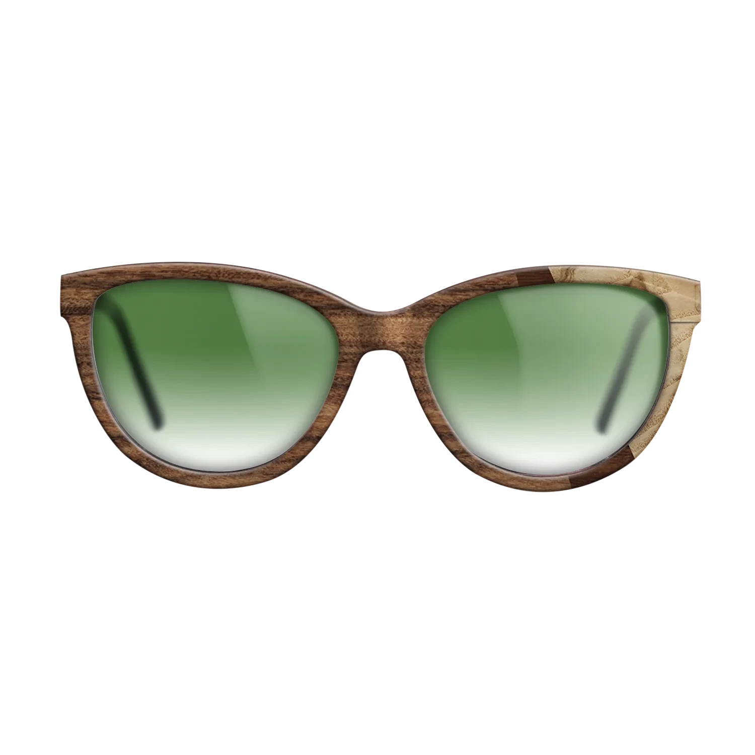 Santos Rosewood Dark,Olive Burl,Walnut Claro Dark: Angle Cut - The Maiden - Cat - SIRIS wood optic