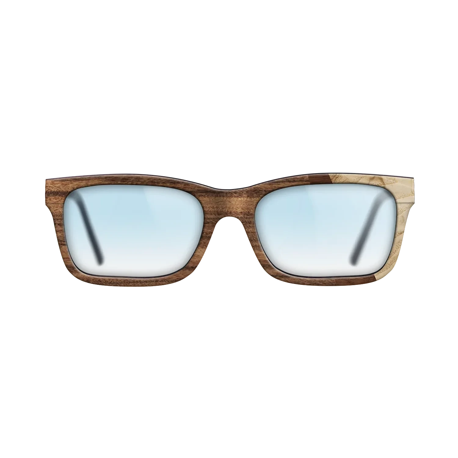 Santos Rosewood Dark,Olive Burl,Walnut Claro Dark: Angle Cut - The Sage - Rectangle - SIRIS wood optic