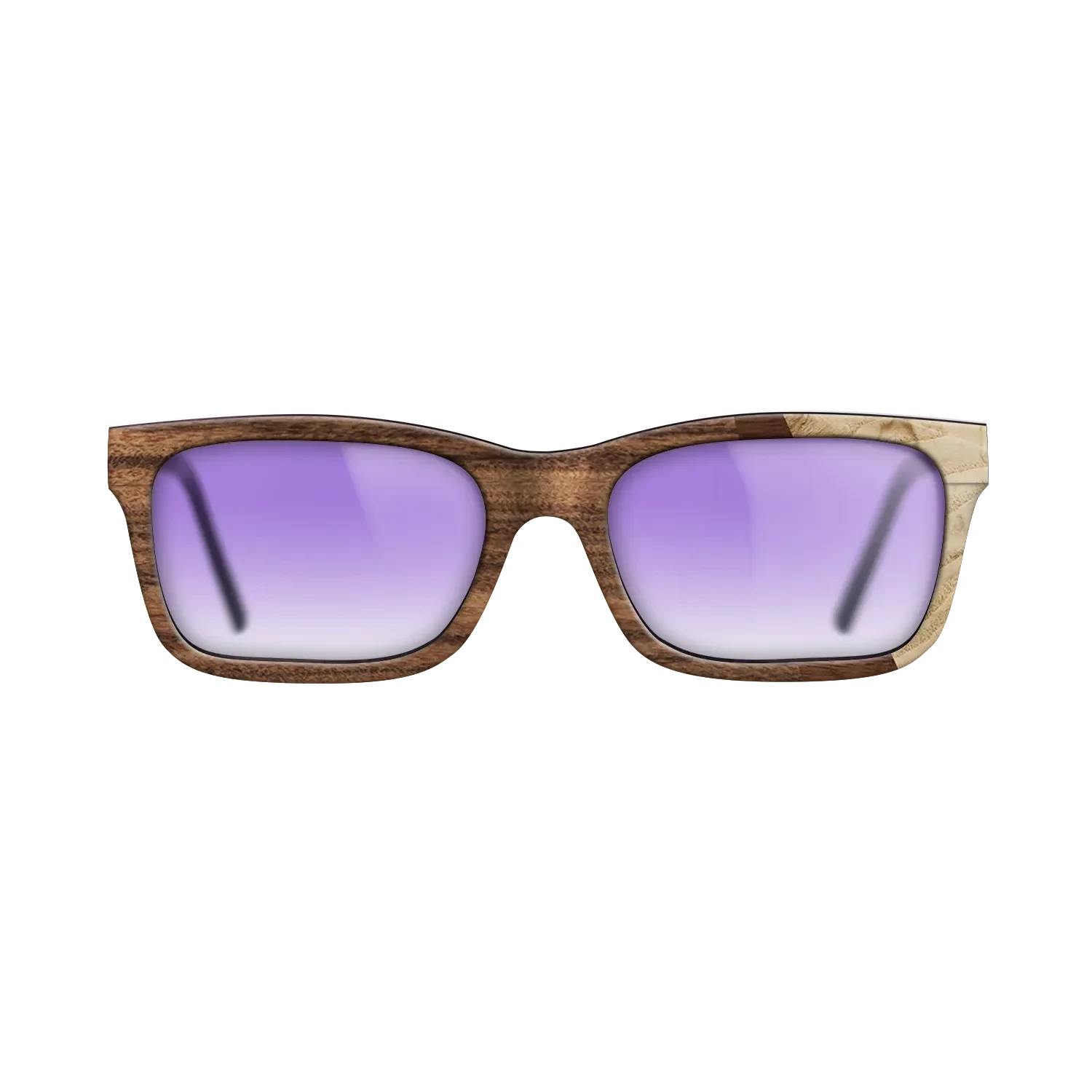 Santos Rosewood Dark,Olive Burl,Walnut Claro Dark: Angle Cut - The Sage - Rectangle - SIRIS wood optic