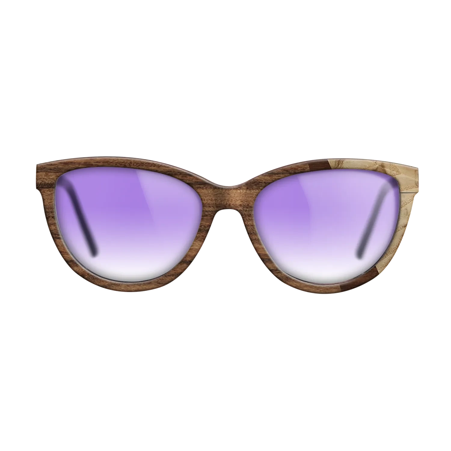 Santos Rosewood Dark,Olive Burl,Walnut Claro Dark: Angle Cut - The Maiden - Cat - SIRIS wood optic