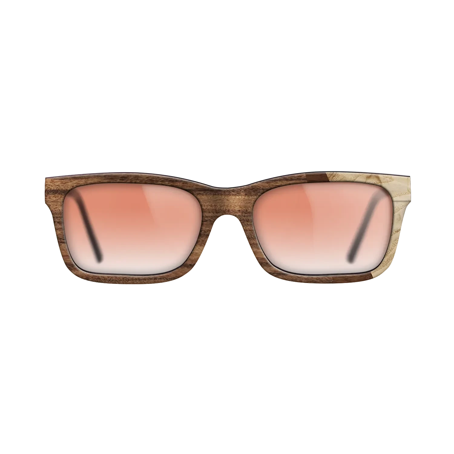 Santos Rosewood Dark,Olive Burl,Walnut Claro Dark: Angle Cut - The Sage - Rectangle - SIRIS wood optic