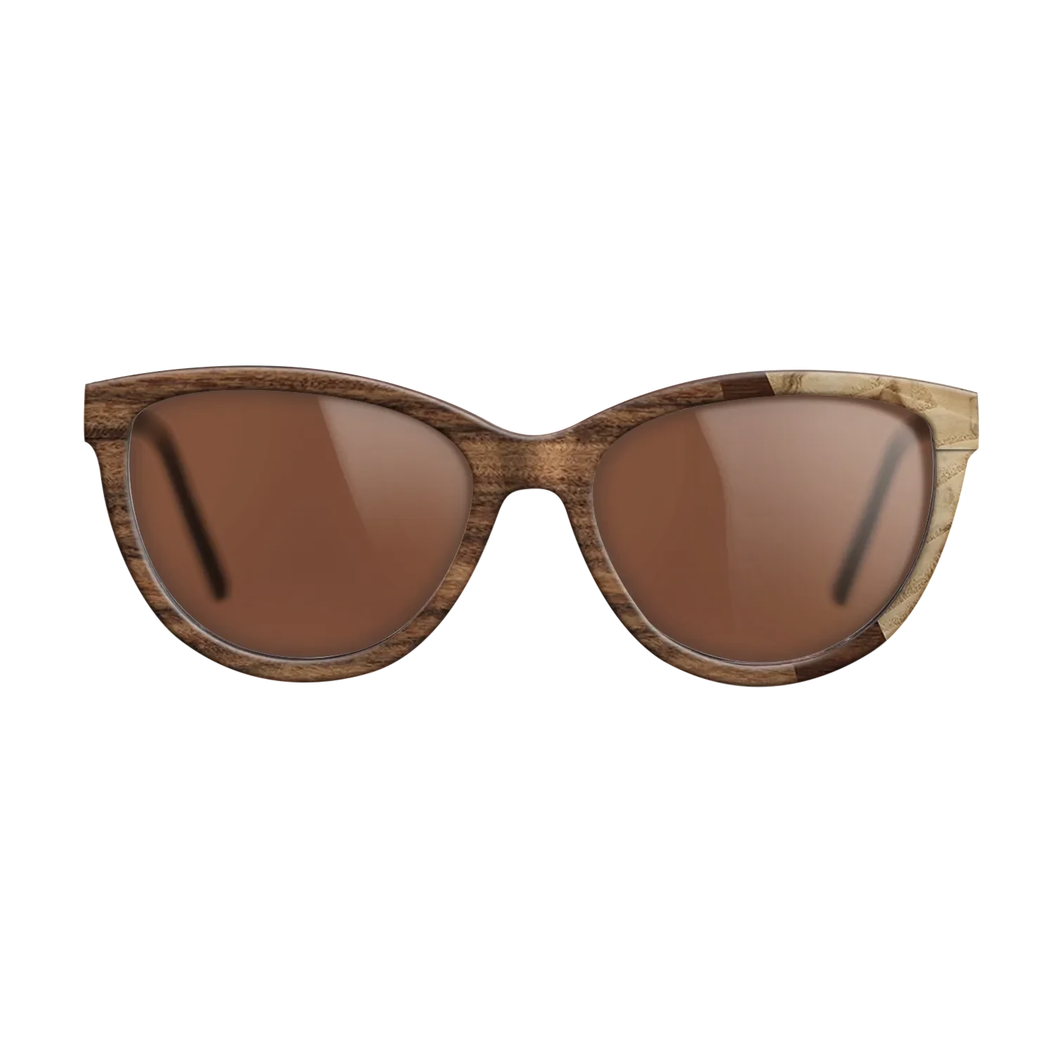 Santos Rosewood Dark,Olive Burl,Walnut Claro Dark: Angle Cut - The Maiden - Cat - SIRIS wood optic
