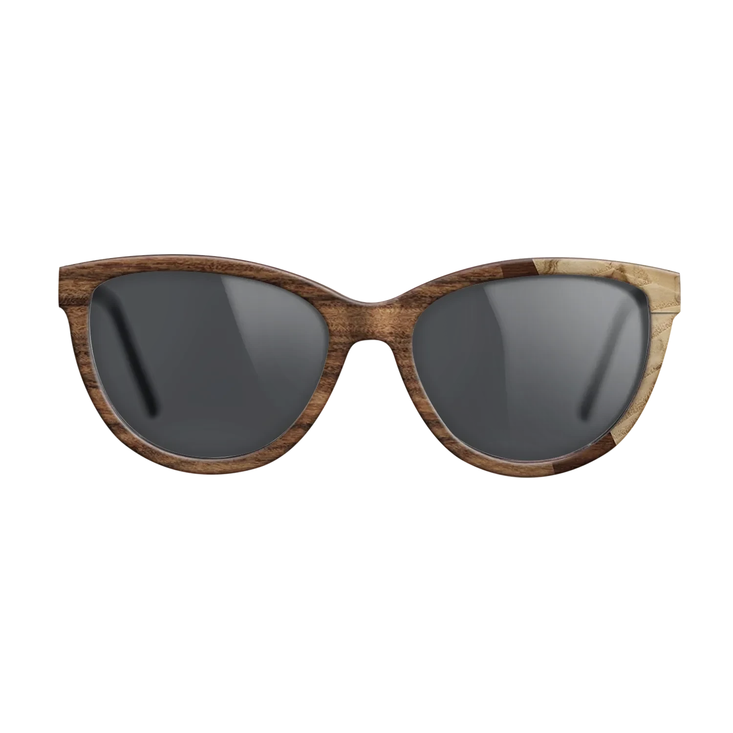 Santos Rosewood Dark,Olive Burl,Walnut Claro Dark: Angle Cut - The Maiden - Cat - SIRIS wood optic