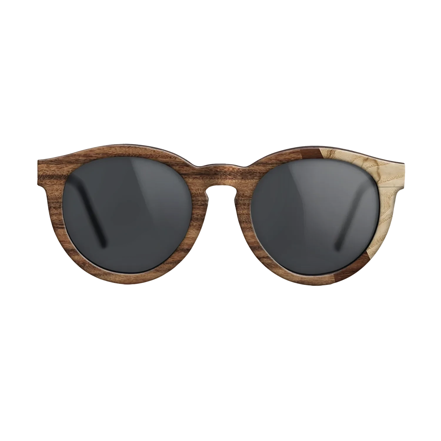 Santos Rosewood Dark,Olive Burl,Walnut Claro Dark: Angle Cut - The Rebel - Round - SIRIS wood optic