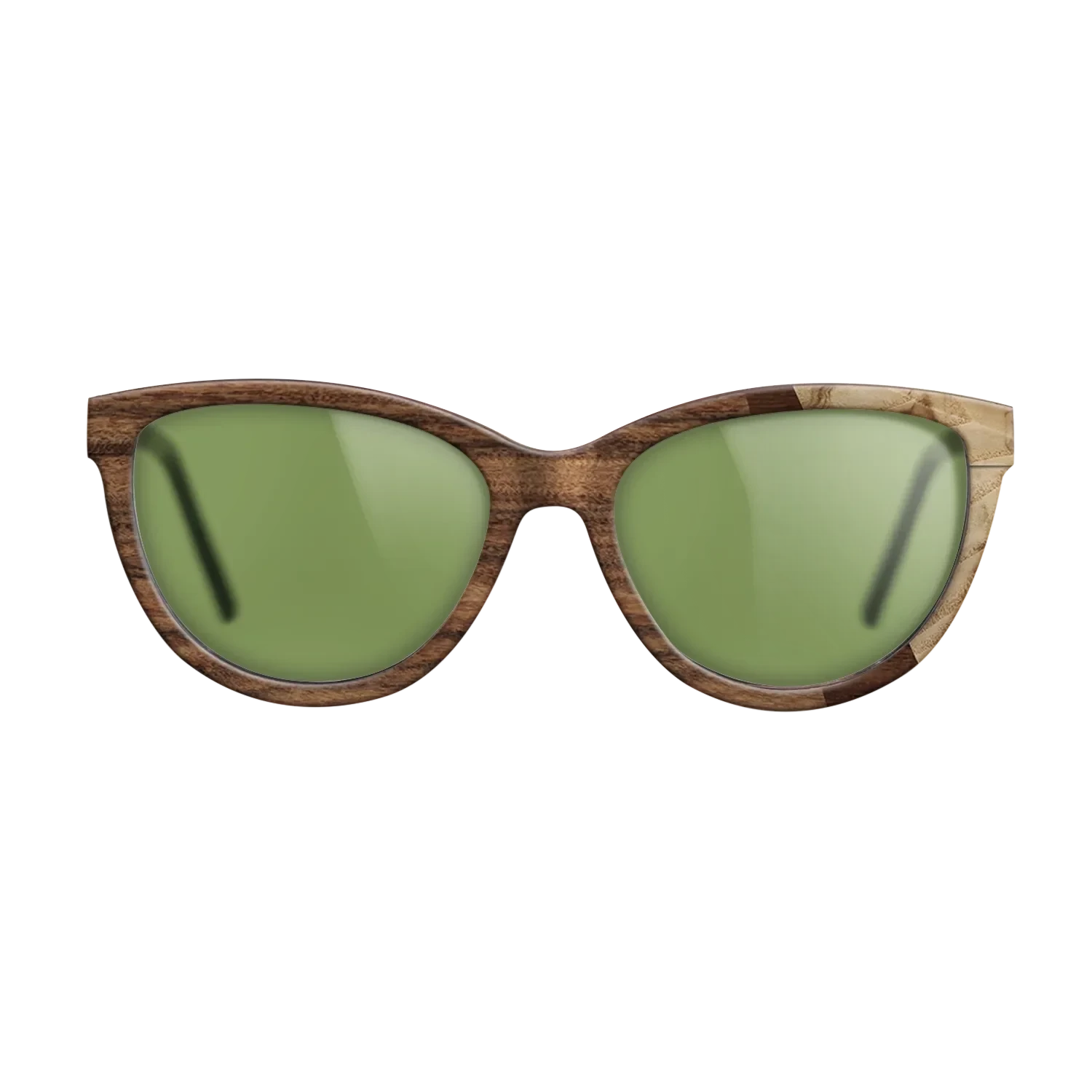 Santos Rosewood Dark,Olive Burl,Walnut Claro Dark: Angle Cut - The Maiden - Cat - SIRIS wood optic