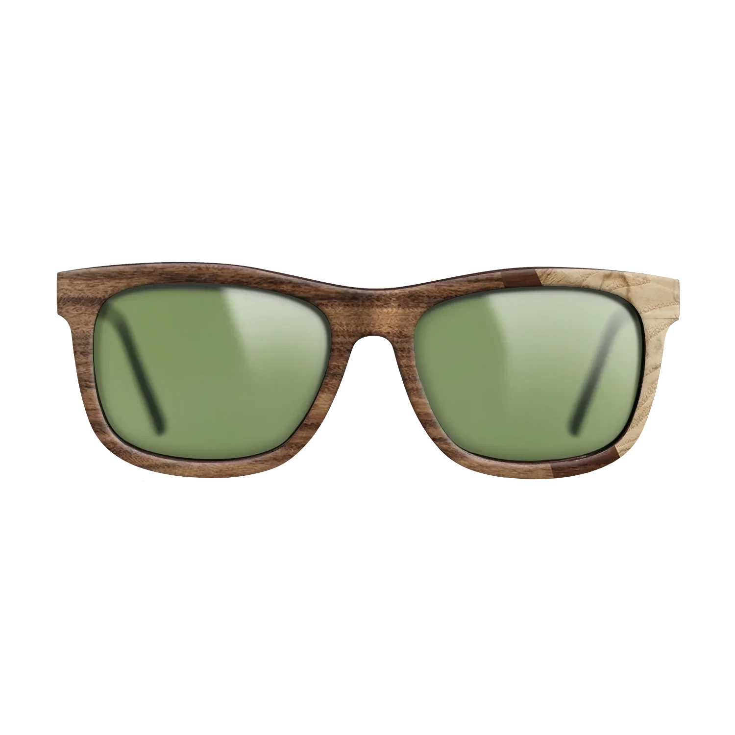 Santos Rosewood Dark,Olive Burl,Walnut Claro Dark: Angle Cut - The Hero - Square - SIRIS wood optic