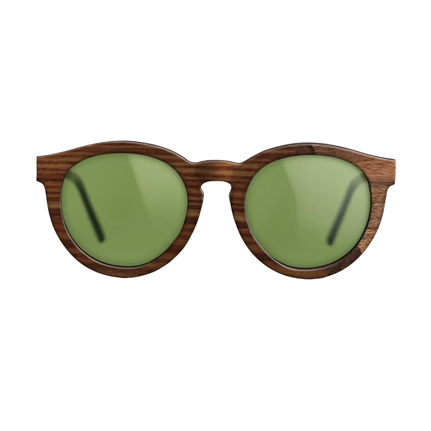 Rosewood Reconstituted,Walnut Claro Dark,Walnut Burl: Angle Cut - The Rebel - Round - SIRIS wood optic