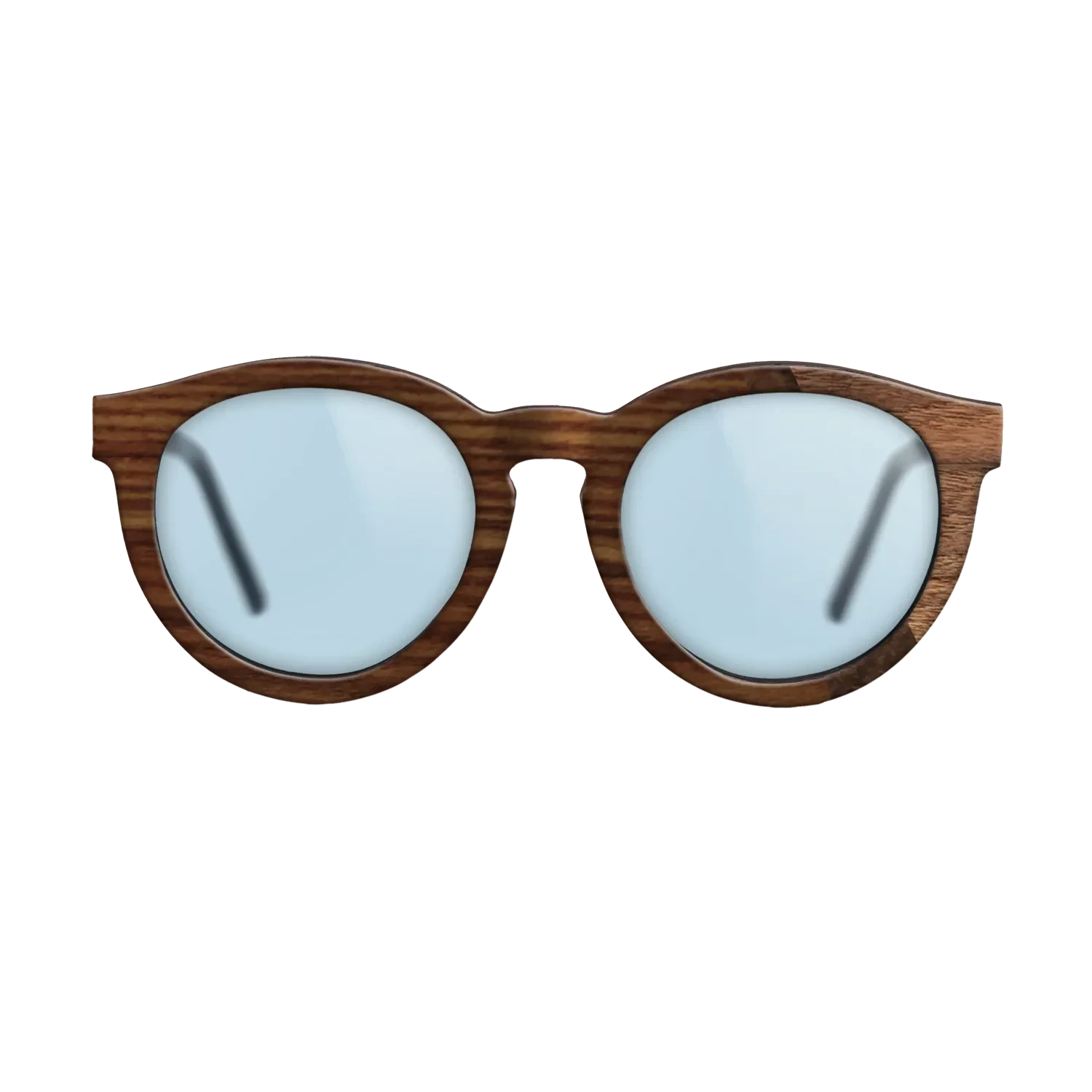 Rosewood Reconstituted,Walnut Claro Dark,Walnut Burl: Angle Cut - The Rebel - Round - SIRIS wood optic