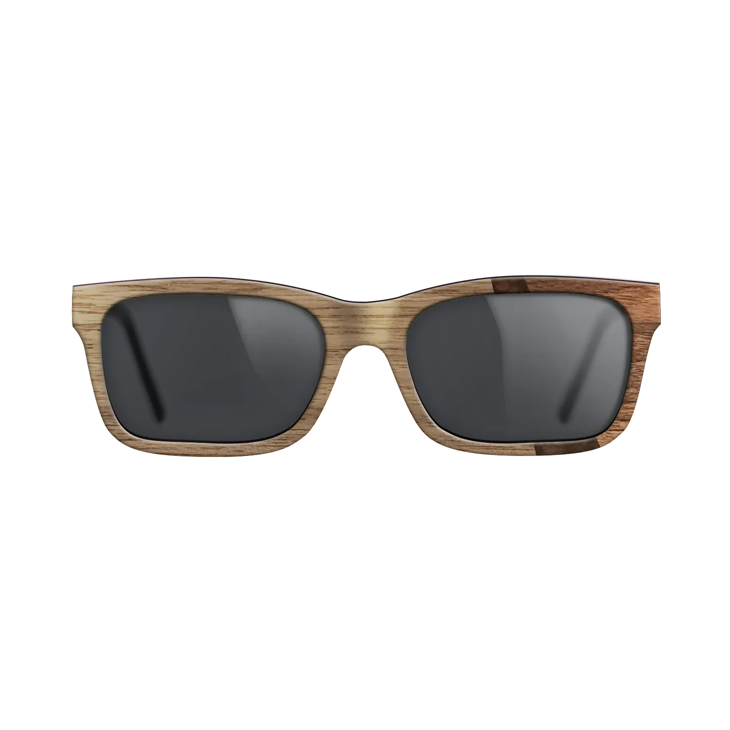 Walnut: Straight Grain,Walnut Burl,Walnut Claro Dark: Angle Cut - The Sage - Rectangle - SIRIS wood optic
