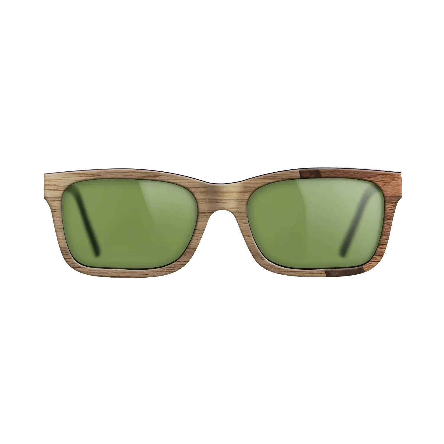 Walnut: Straight Grain,Walnut Burl,Walnut Claro Dark: Angle Cut - The Sage - Rectangle - SIRIS wood optic