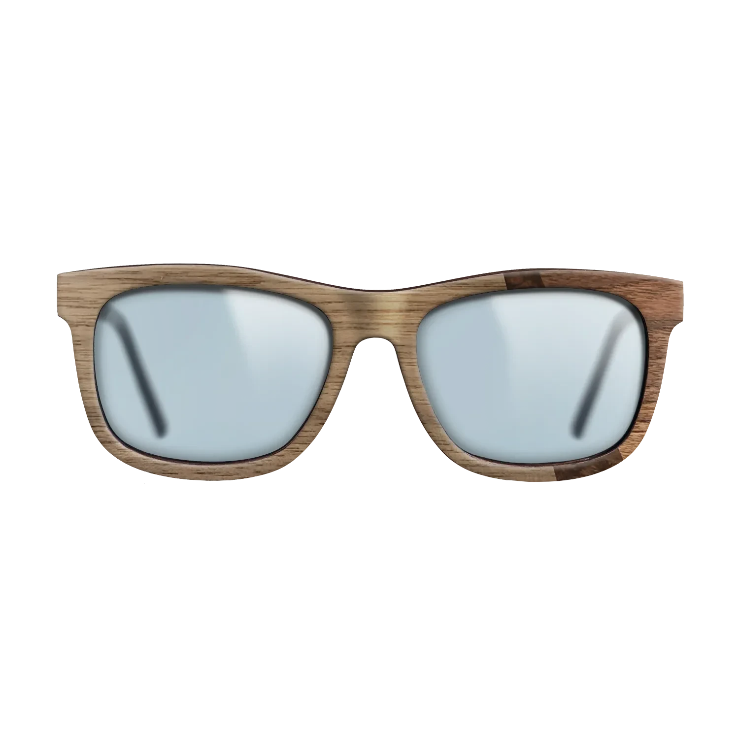 Walnut: Straight Grain,Walnut Burl,Walnut Claro Dark: Angle Cut - The Hero - Square - SIRIS wood optic