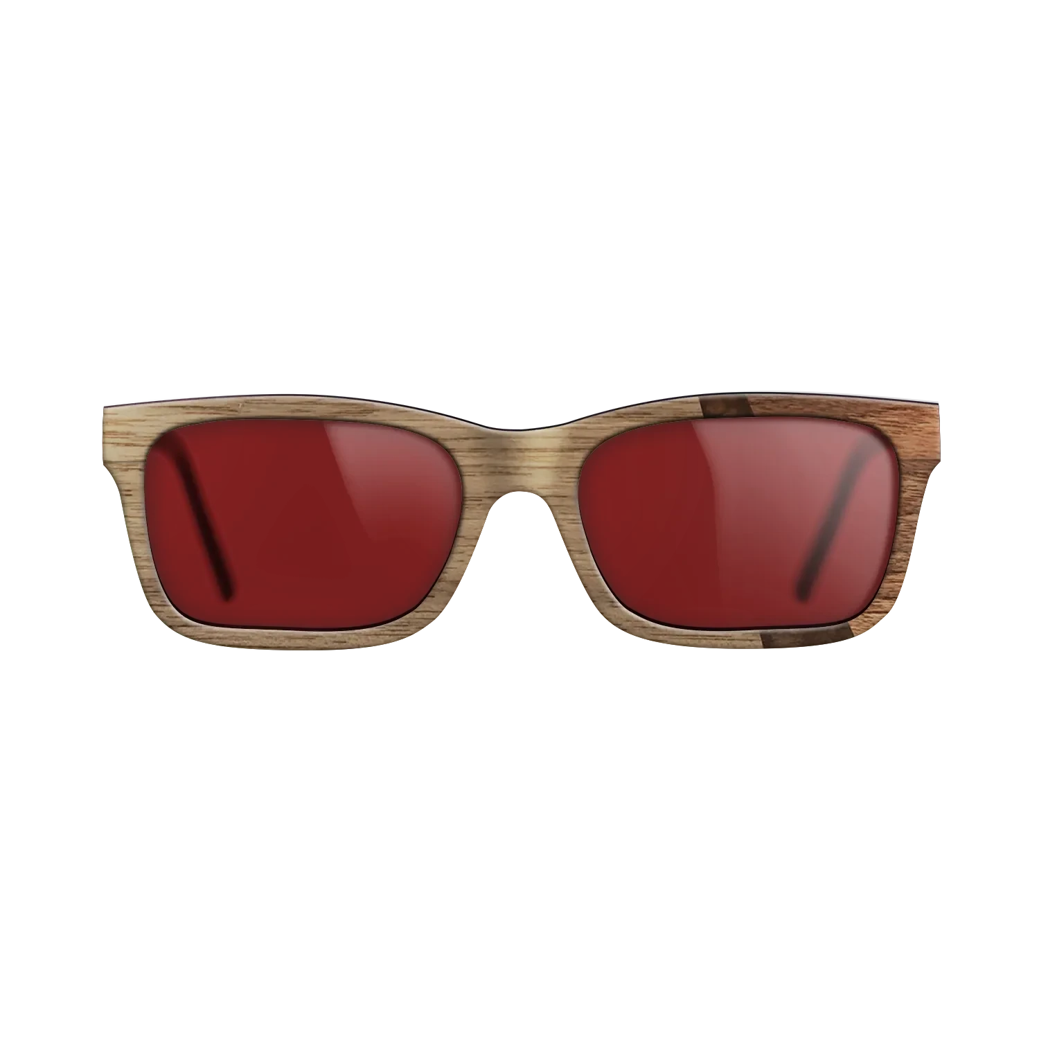 Walnut: Straight Grain,Walnut Burl,Walnut Claro Dark: Angle Cut - The Sage - Rectangle - SIRIS wood optic