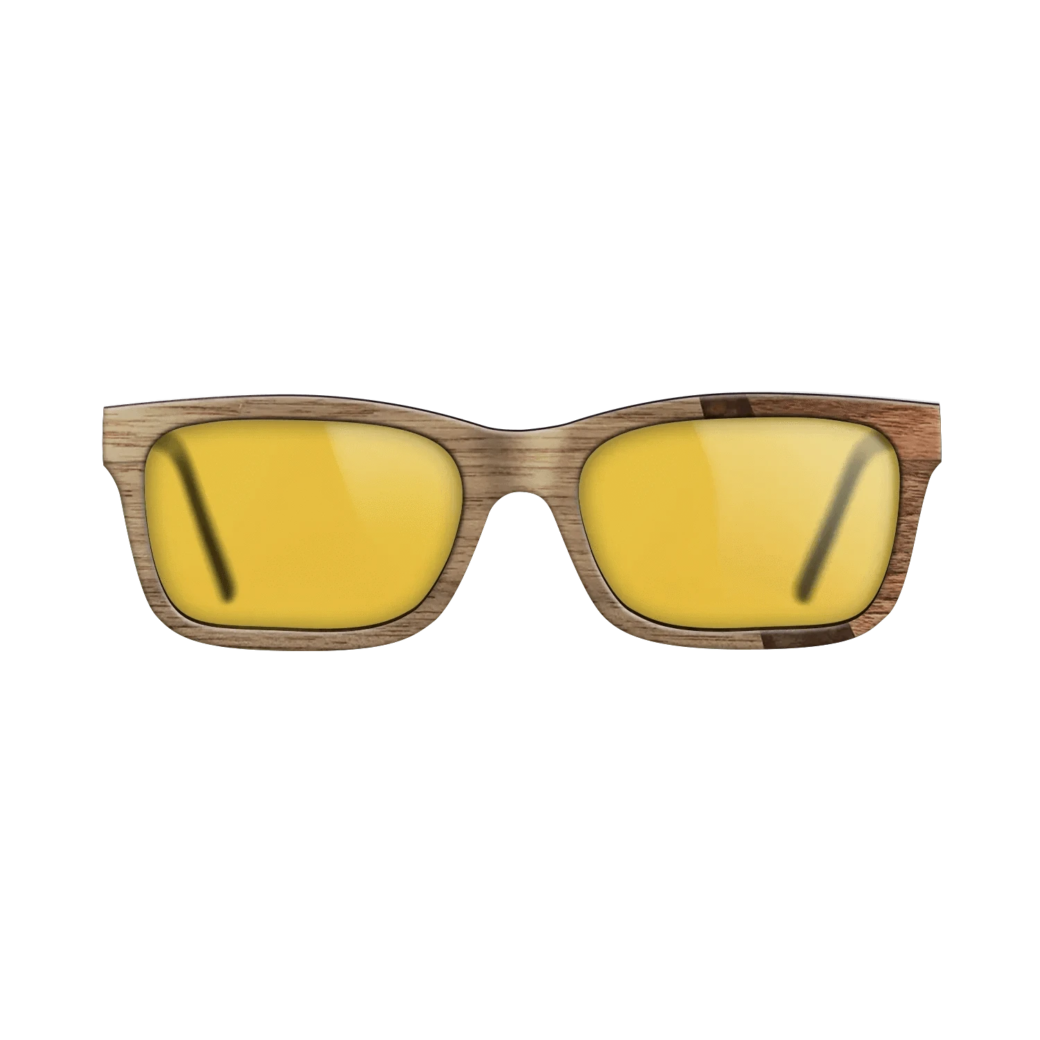 Walnut: Straight Grain,Walnut Burl,Walnut Claro Dark: Angle Cut - The Sage - Rectangle - SIRIS wood optic