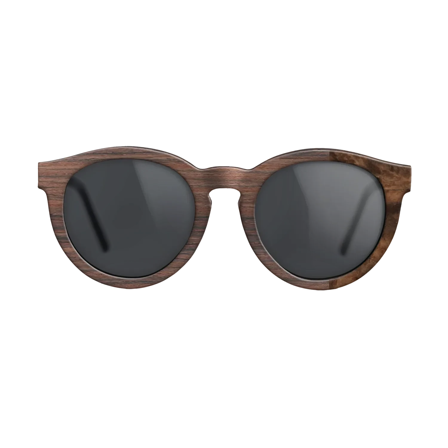 Reconstituted Rosewood, Walnut Burl: DiCut - The Rebel - Round - SIRIS wood optic