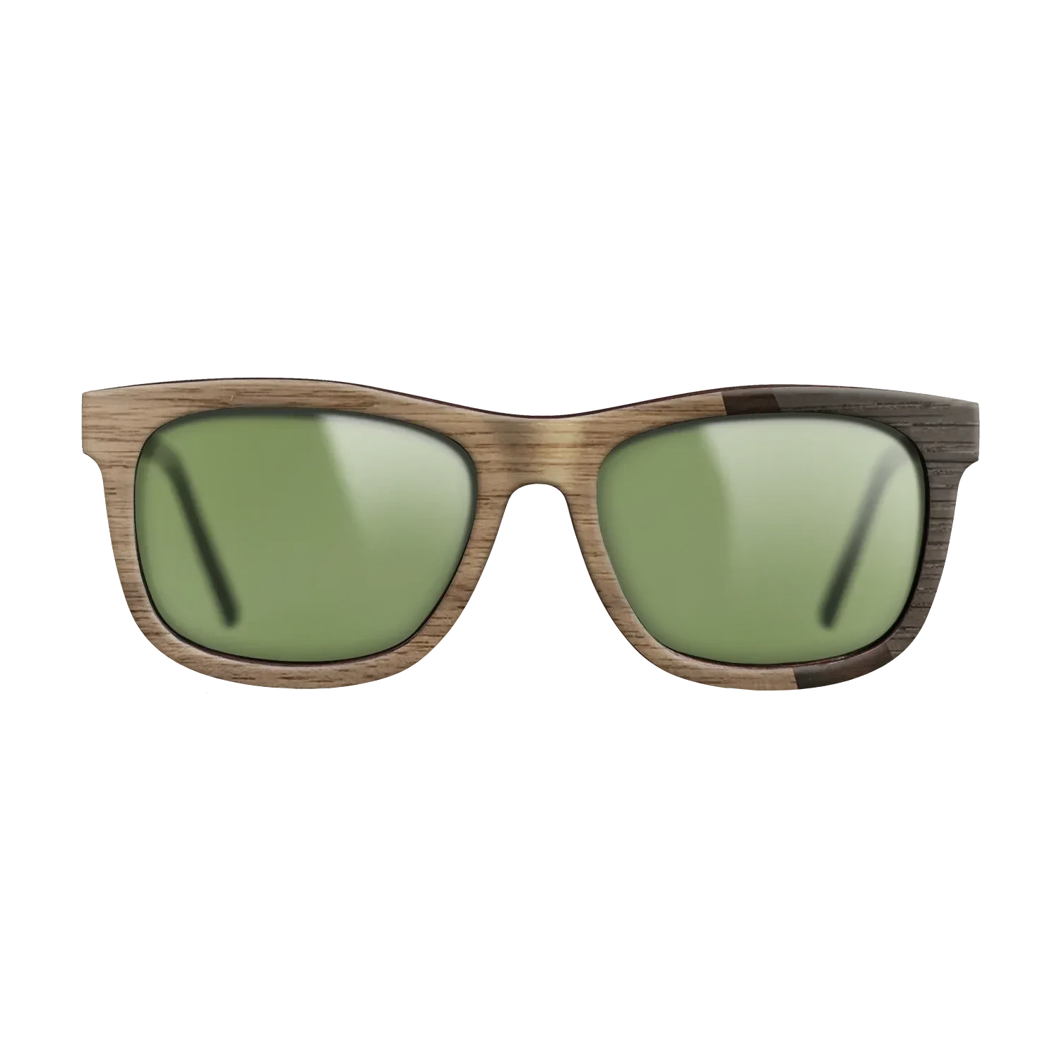 Walnut: Straight Grain,Fumed Eucalyptus,Ziricote Dark Quartered,Fumed Oak: Angle Cut - The Hero - Square - SIRIS wood optic