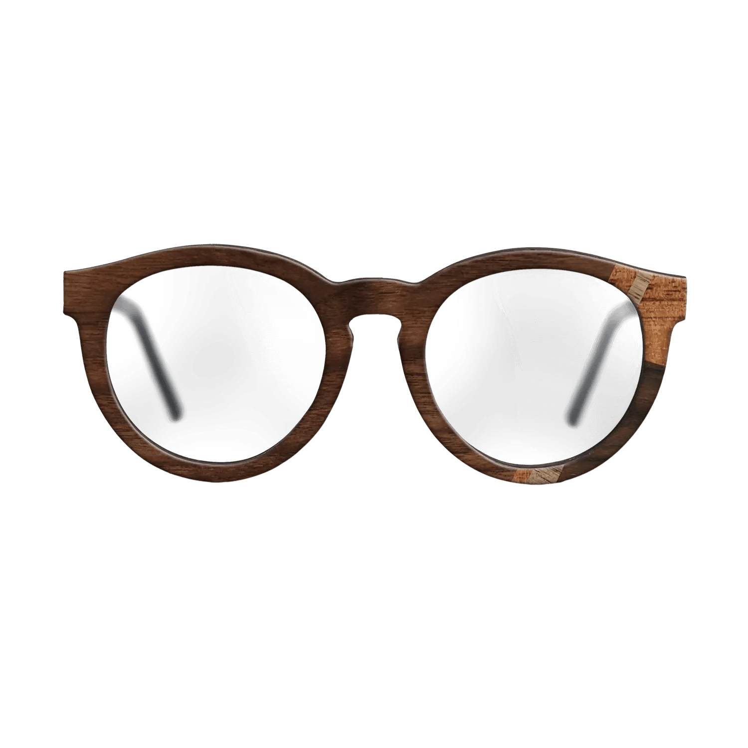 Rosewood Reconstituted,Fumed Eucalyptus,Walnut: Straight Grain,Koa,Walnut Claro Dark: Mosaic - The Rebel - Round - 1846 - SIRIS wood optic